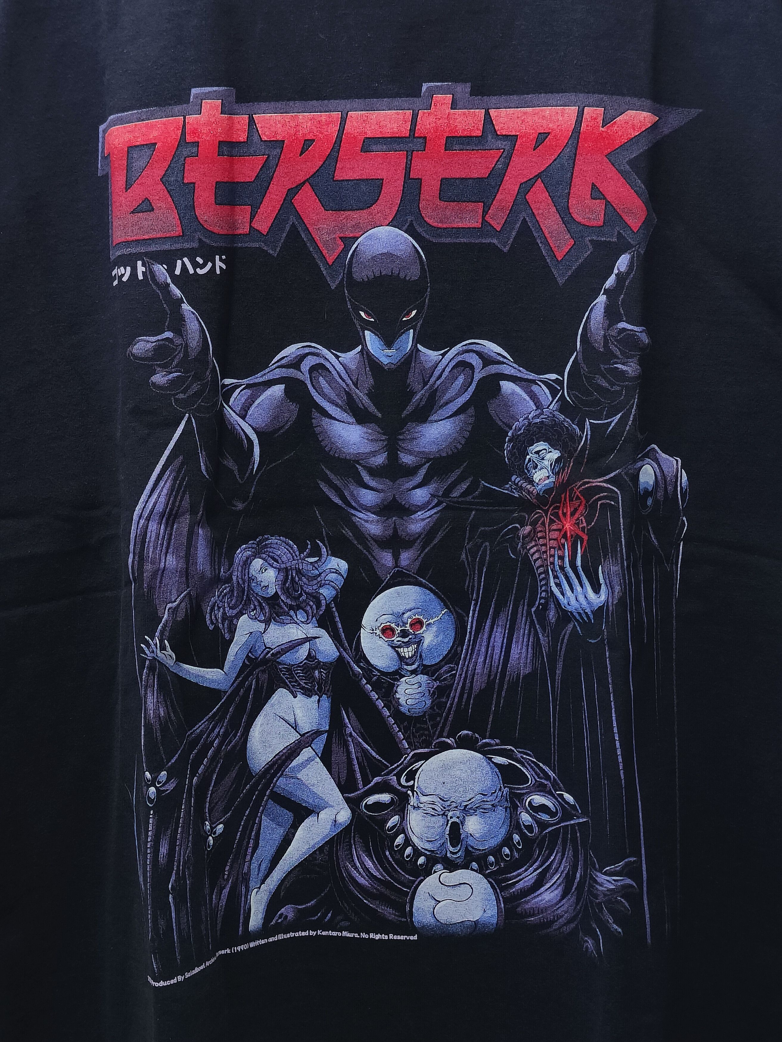 Anime Berserk Femto and the Apostles Navy BlueT-shirt Size US XL / EU 56 / 4 - 2 Thumbnail