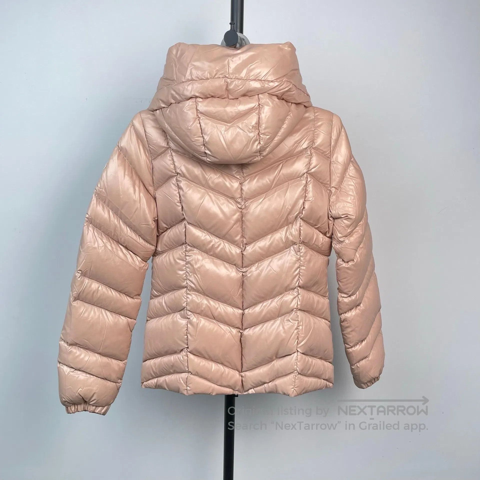 Moncler Moncler Pink Shiny Two-Sided Hooded Jacket Puffer Coat Sli Size XS / US 0-2 / IT 36-38 - 2 Thumbnail
