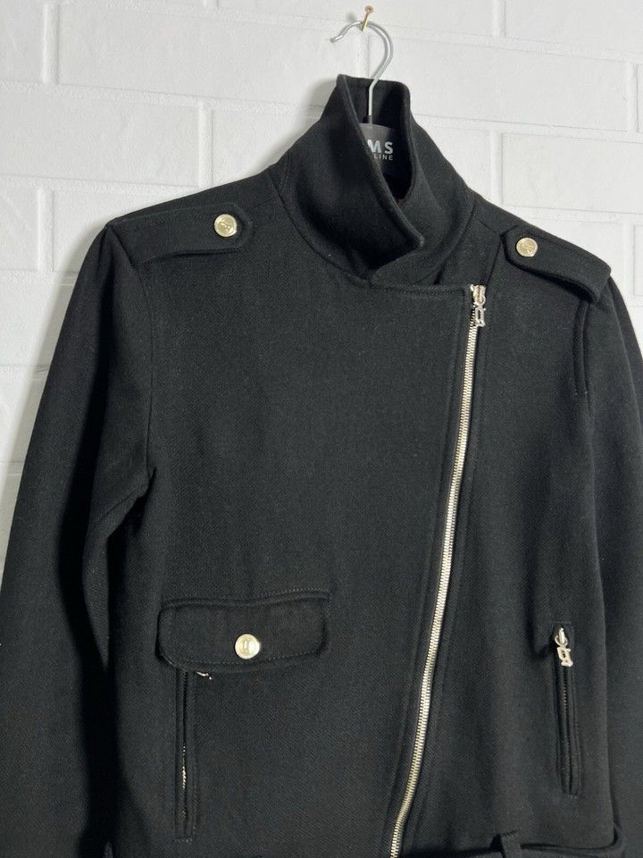 John Galliano Galliano Wool Blend Biker Jacket Black Size 28\42 Size M / US 6-8 / IT 42-44 - 18 Thumbnail