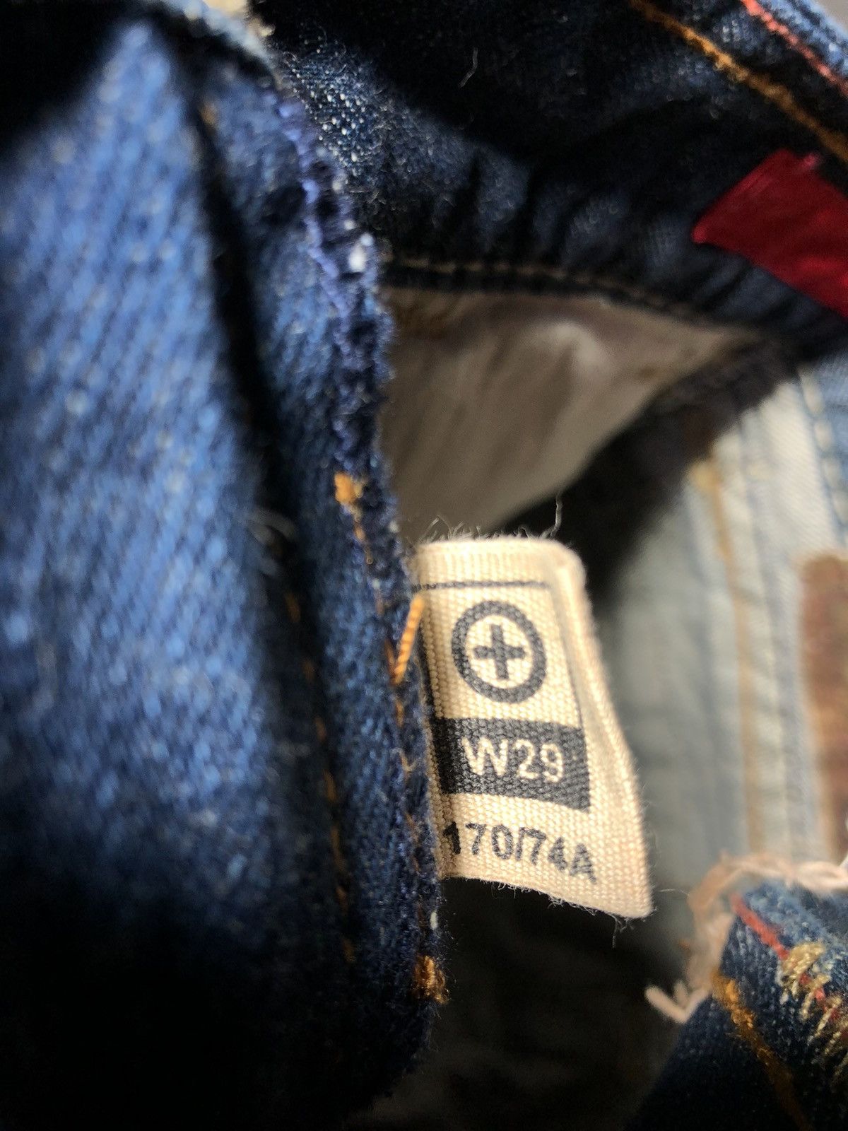 Hysteric Glamour VTG Baggy Rap SK8 JNCO Balenci Style Washed Jeans Y2K Size US 29 - 7 Thumbnail