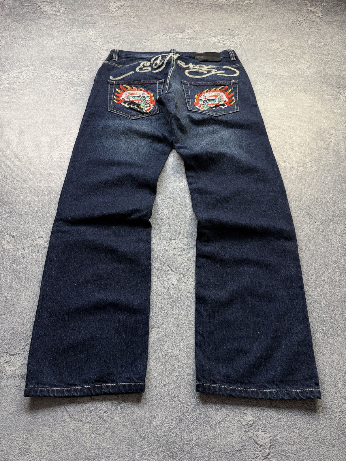 Ed Hardy Ed Hardy Jeans by Christian Audigier Pants Baggy Y2K Size US 32 / EU 48 - 1 Thumbnail