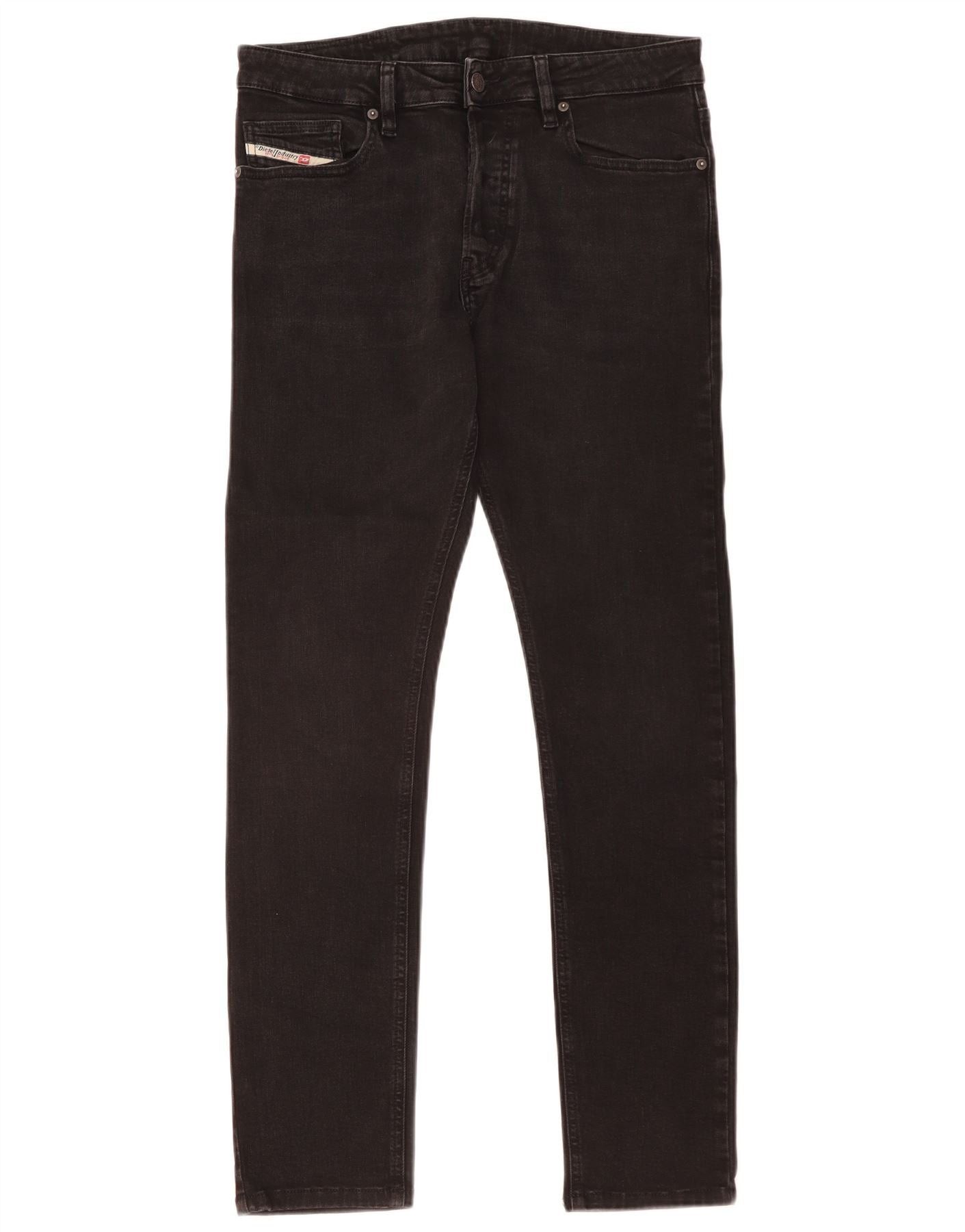 Diesel Mens Skinny Jeans W32 L31 Black Cotton Size US 32 / EU 48 - 1 Thumbnail
