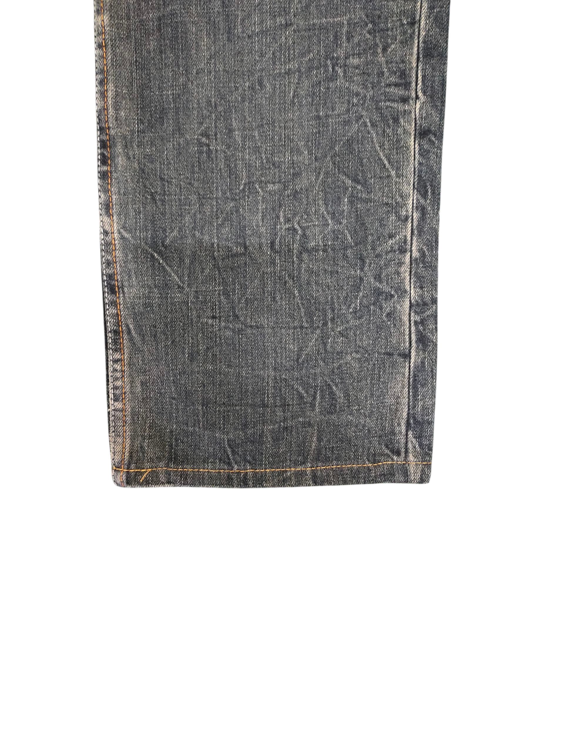 Hysteric Glamour × Undercover Japanese Brand Root Three Clawmark Distress Faded Jeans Size US 32 / EU 48 - 5 Thumbnail
