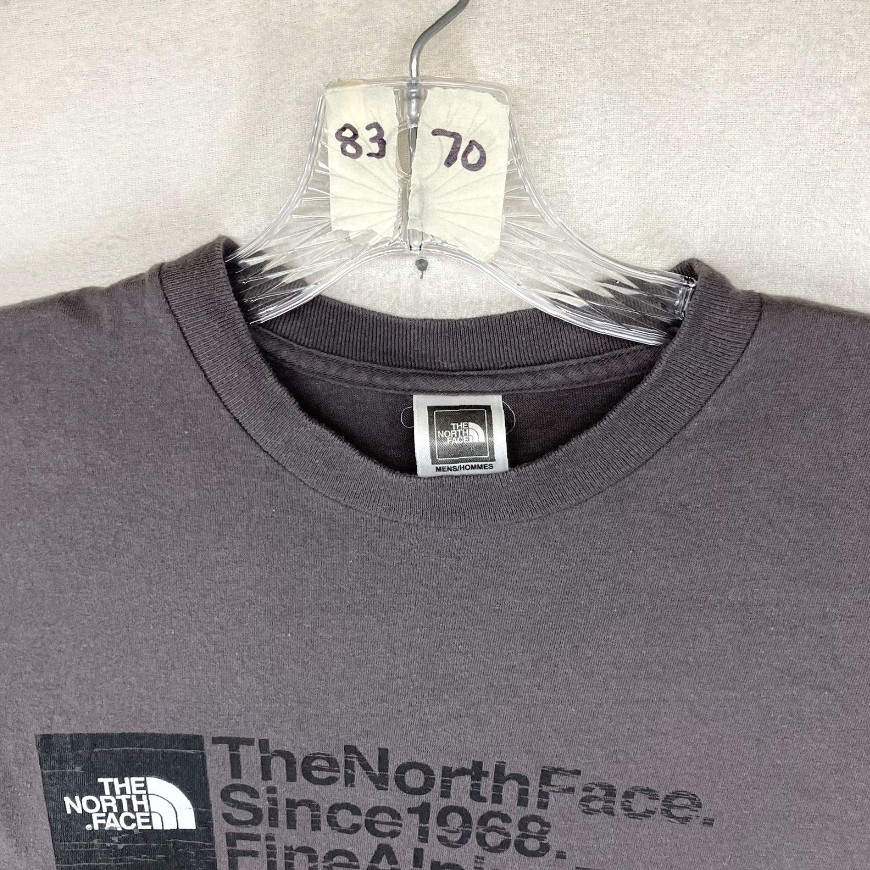 The North Face The North Face Shirt Men’s Small Dark Gray Graphic Thick Organic Cotton Blend Size US S / EU 44-46 / 1 - 4 Thumbnail
