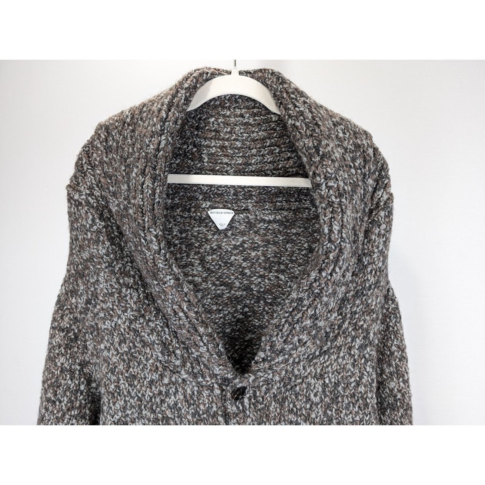 Bottega Veneta o1rshd1 Chunky Alpaca Knitwear Cardigan in Multicolor Size US S / EU 44-46 / 1 - 5 Thumbnail