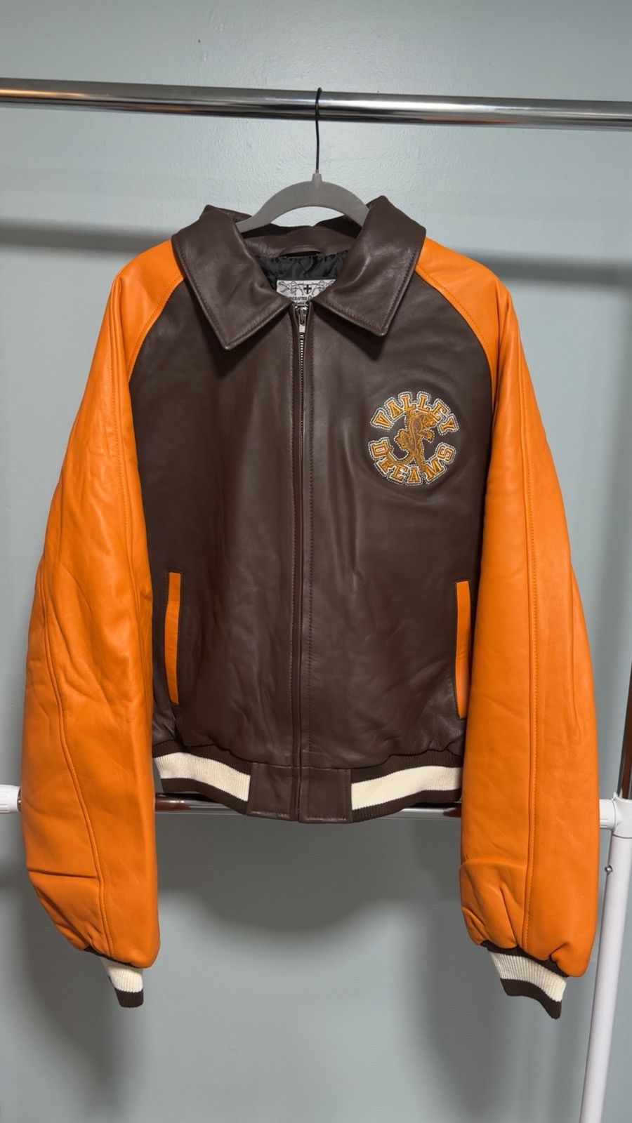 Vale Vale Forever Aubrey Bomber ‘Brown/Orange’ Size US XL / EU 56 / 4 - 1 Thumbnail