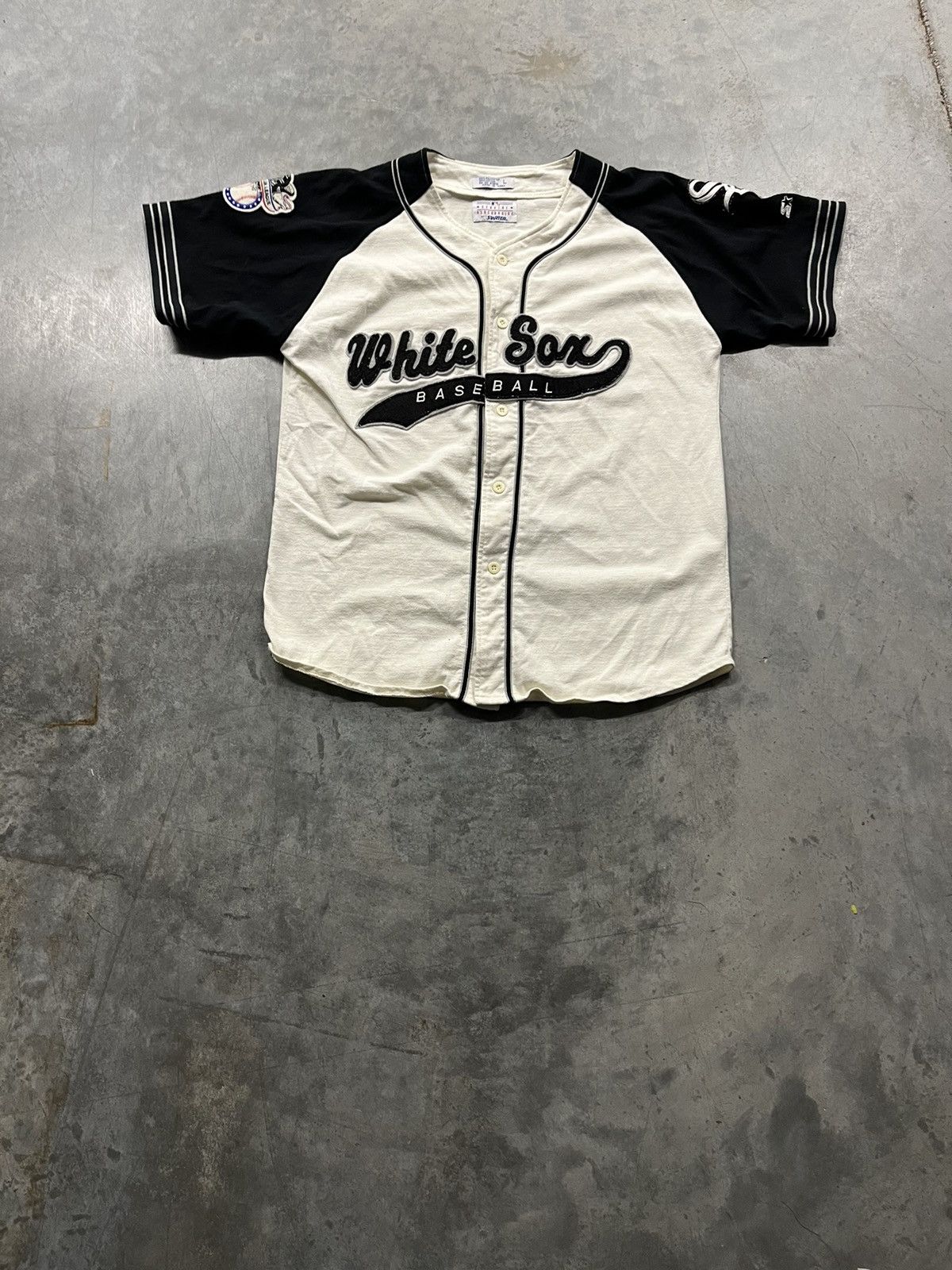 Starter Sox Baseball Shirt 1990s Chicago White Sox Starter Jersey