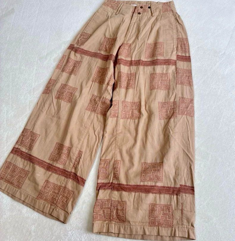 Kapital Kapital Size0 Seal floral stitching trousers Size US 27 - 4 Thumbnail