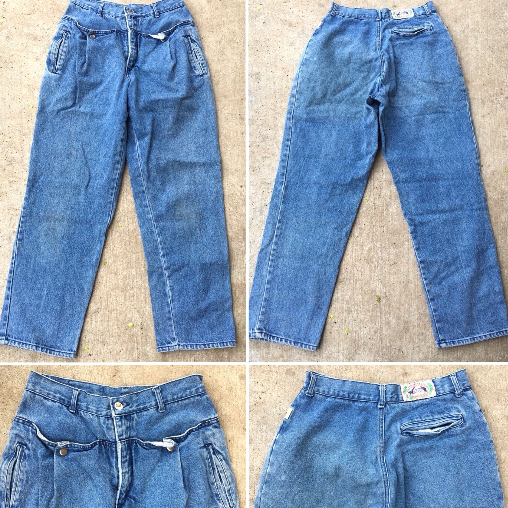 Vintage VINTAGE Jag Jeans High Waist 80s 1980s Tapered Leg 27” Waist Mom Jeans Blue Denim Hip Hop Mens (or Womens? gender not specified) Size 27" / US 4 / IT 40 - 3 Thumbnail