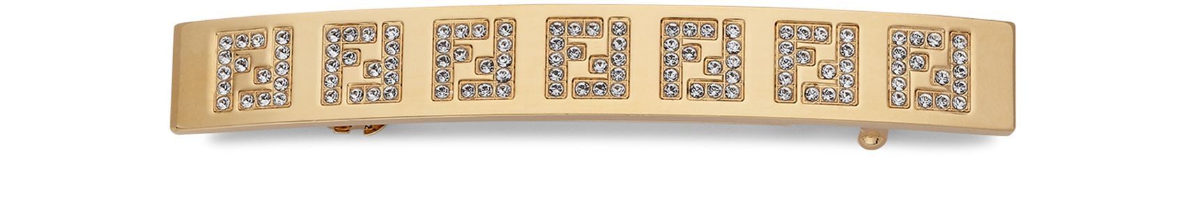Fendi o1loc1c0824 Size: OS / Hair Clip in Golden Size ONE SIZE - 2 Thumbnail