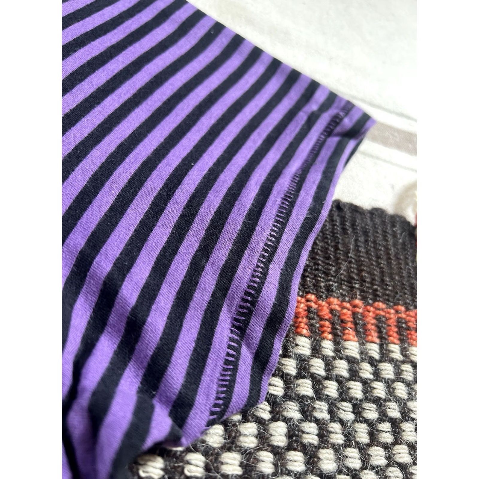 Levi's LVC Levi's Vintage Clothing T-Shirt L Adult Men Purple 50s 60s 70s Striped Short Sleeve Crew Neck BNWOT NOS New Pocket Printed 2010-2019 NOS Size US L / EU 52-54 / 3 - 5 Thumbnail