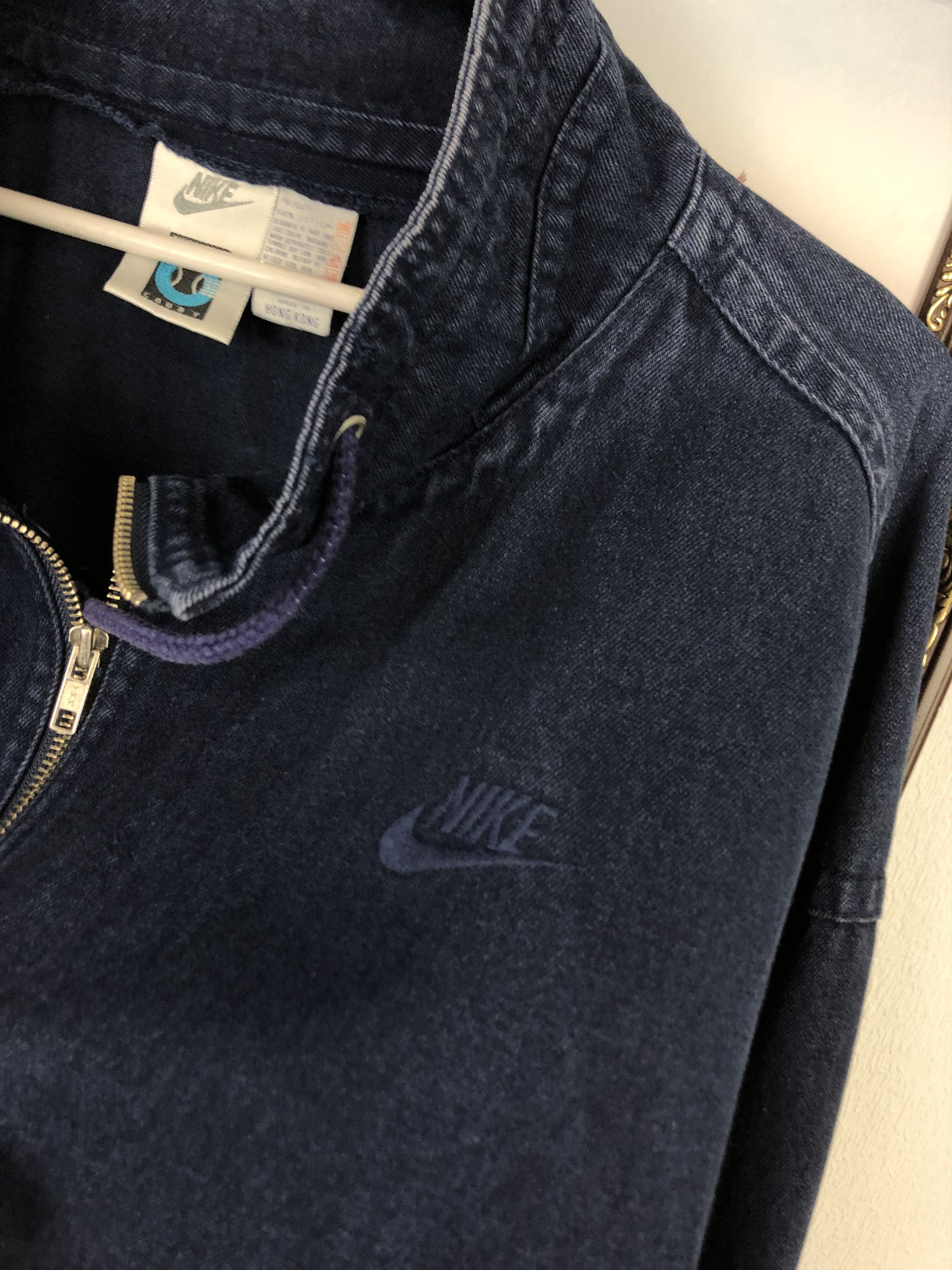 Nike Vintage Nike Court Denim Jean Jacket Acid Wash Agassi Size US XL / EU 56 / 4 - 3 Thumbnail