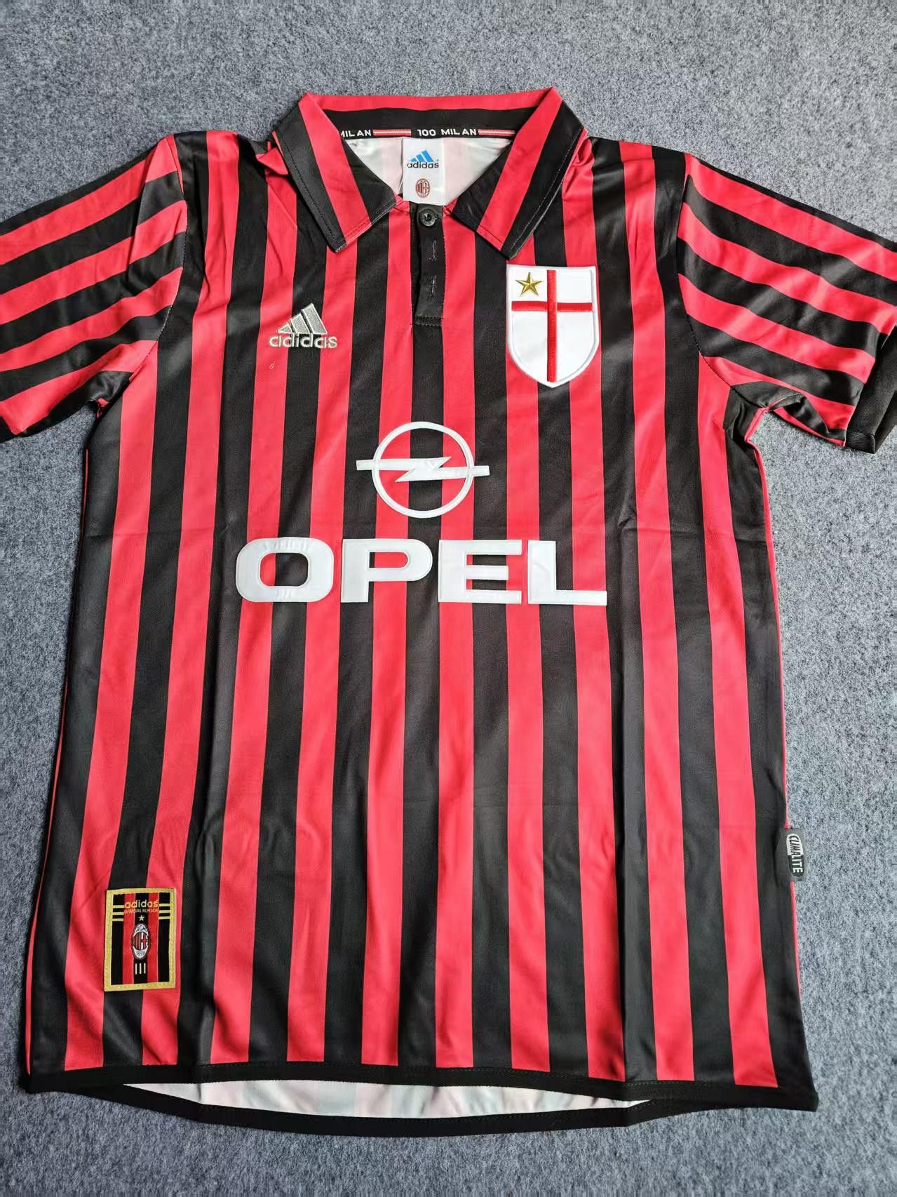 Other 1999 2000 AC Milan Jersey Home S Size US S / EU 44-46 / 1 - 1 Thumbnail