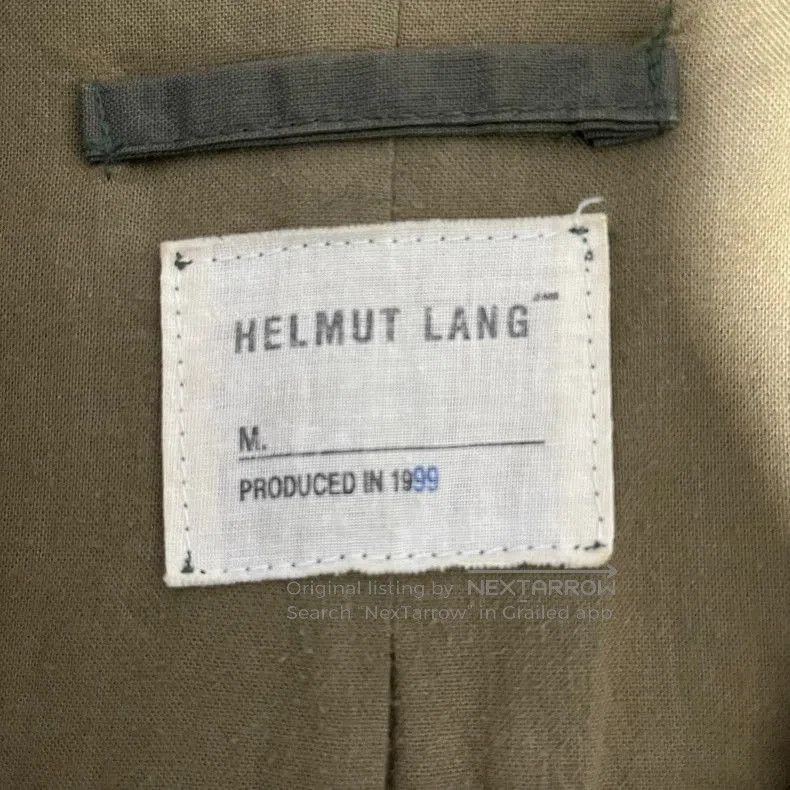 Helmut Lang Helmut Lang 1999 Green Coat Jacket. Size US S / EU 44-46 / 1 - 4 Thumbnail