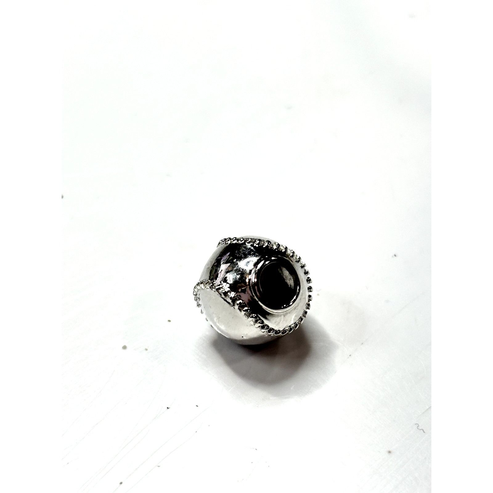Other EUROPEAN BEADS Women's Silver Tone Tennis Ball Charm Size ONE SIZE - 2 Thumbnail