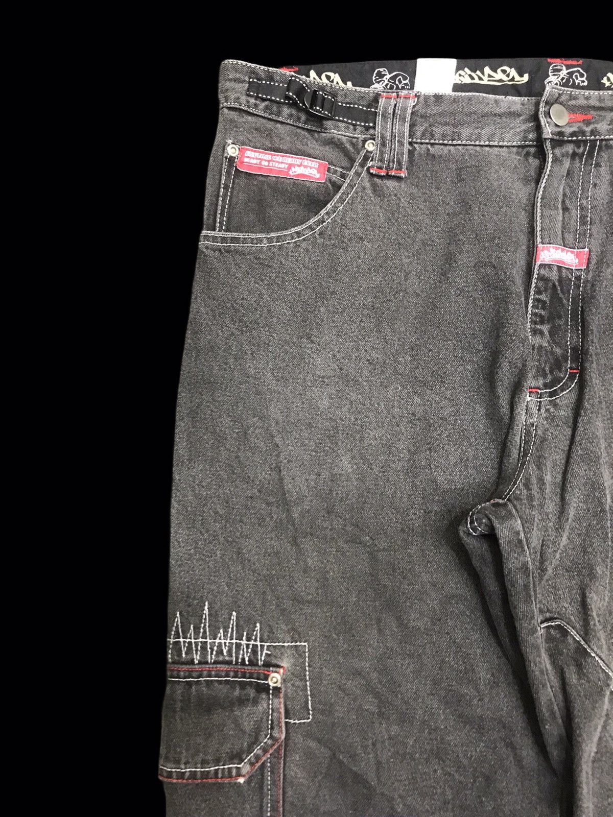 Other 💥BAGGY💥DACK DIVE COOL DESIGN BAGGY MILD DENIM F376 Size US 37 - 4 Thumbnail