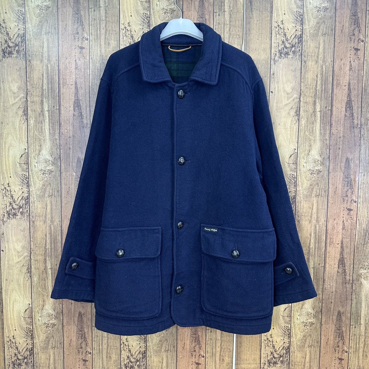 Tommy Hilfiger Tommy Hilfiger Wool Vintage Heavy Jacket Z103 Size US M / EU 48-50 / 2 - 1 Thumbnail