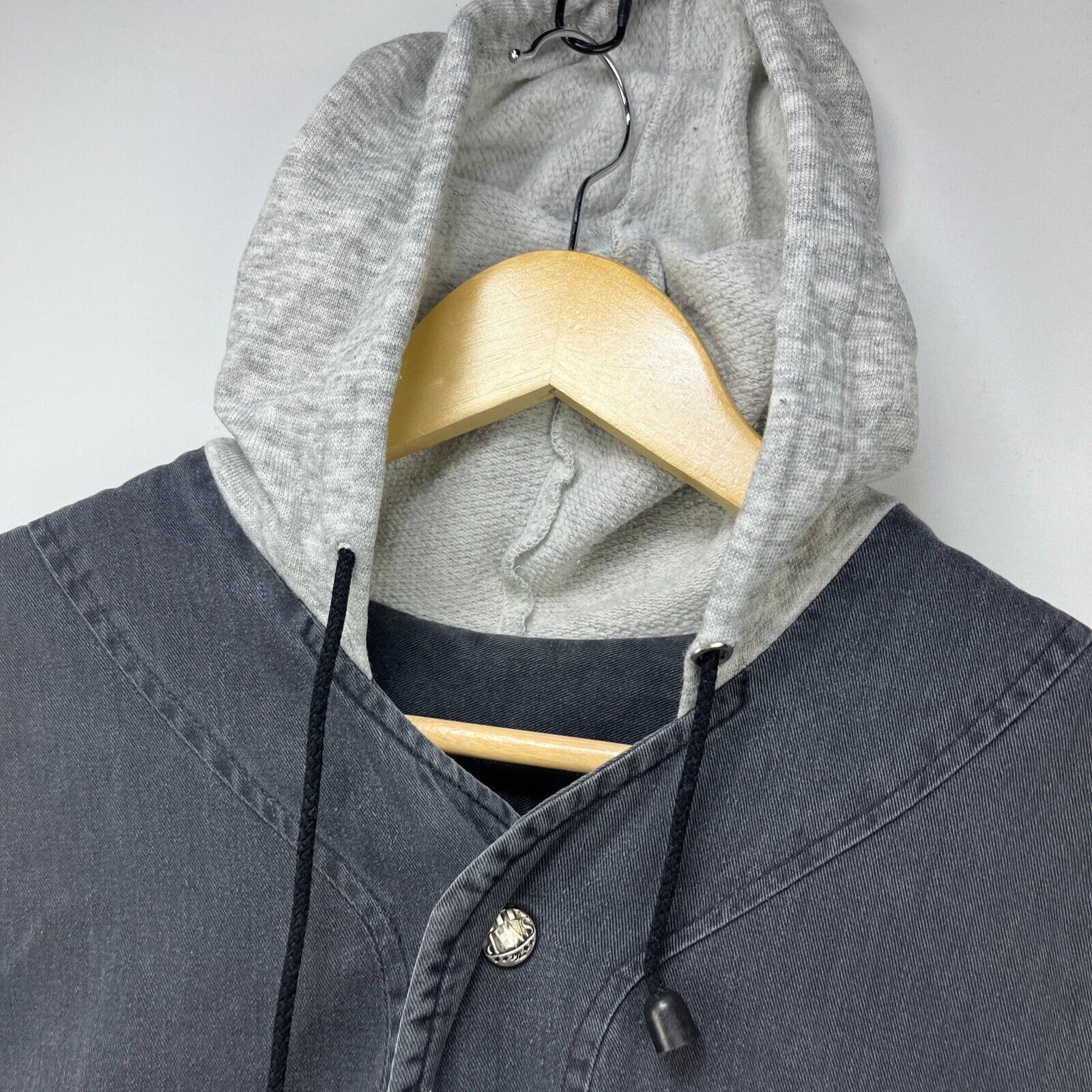 NFL × Vintage Vintage 90s Oakland Raiders Snap Hooded Jacket Large Size US L / EU 52-54 / 3 - 9 Thumbnail