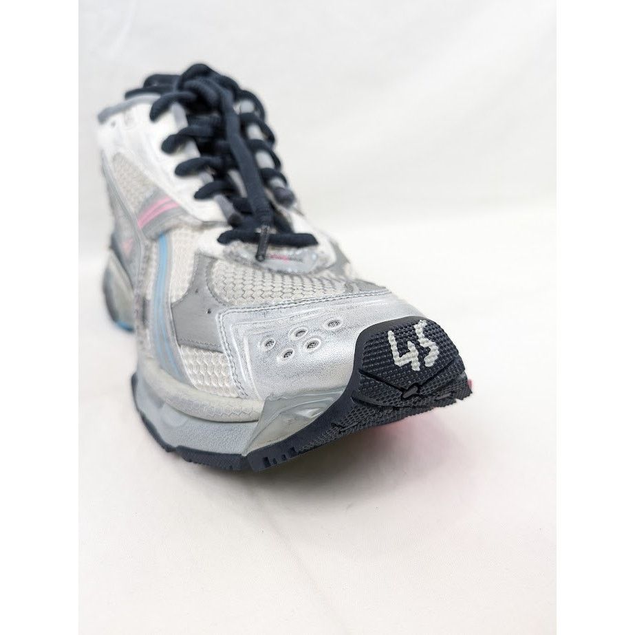 Balenciaga o1rshd1 Mesh Rubber Runners in Eggsh/Grey/Pink/Blue Size US 12 / EU 45 - 5 Thumbnail