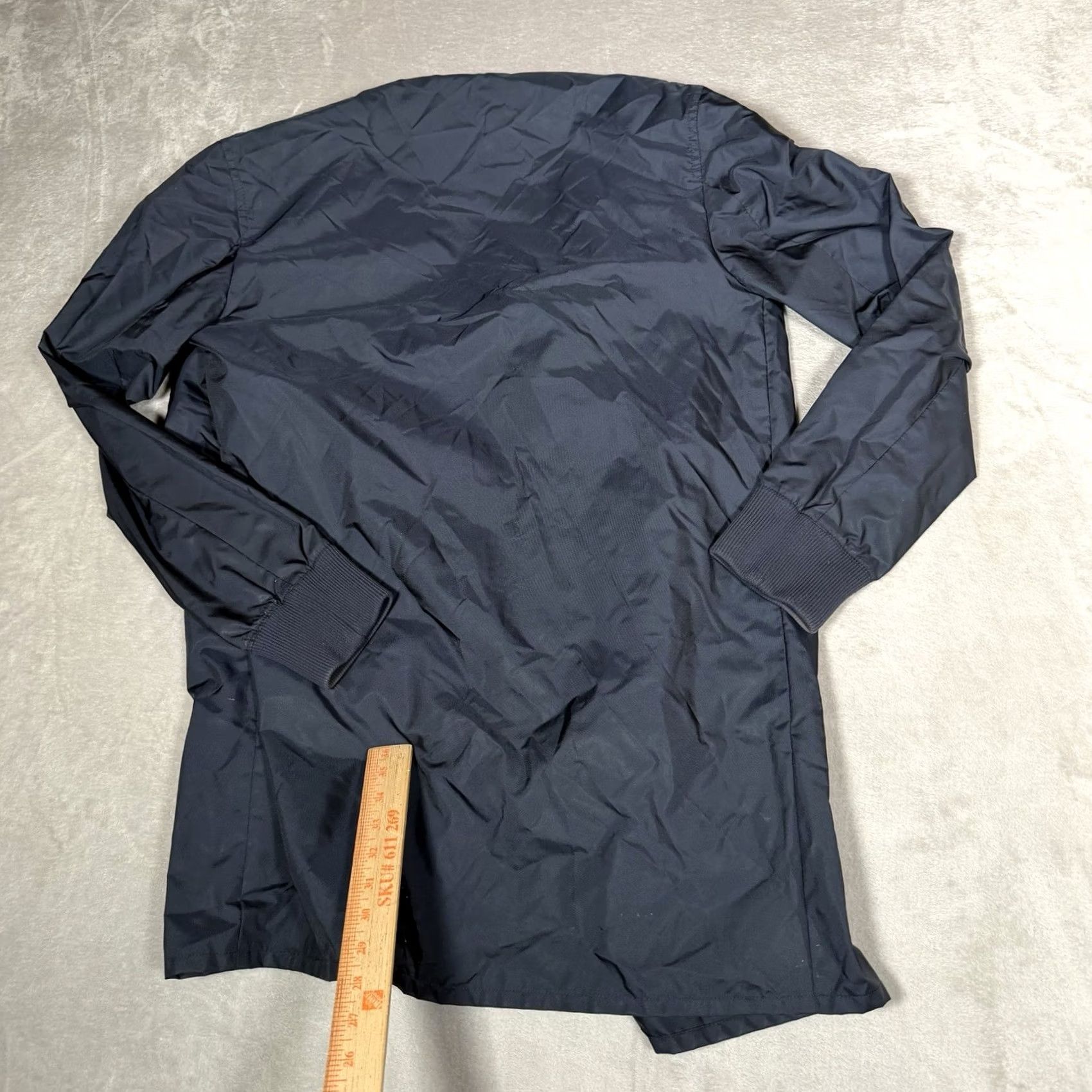 Miu Miu VINTAGE MIU MIU Jacket Womens Medium Blue Navy Nylon Parka Windbreaker Long Size M / US 6-8 / IT 42-44 - 4 Thumbnail