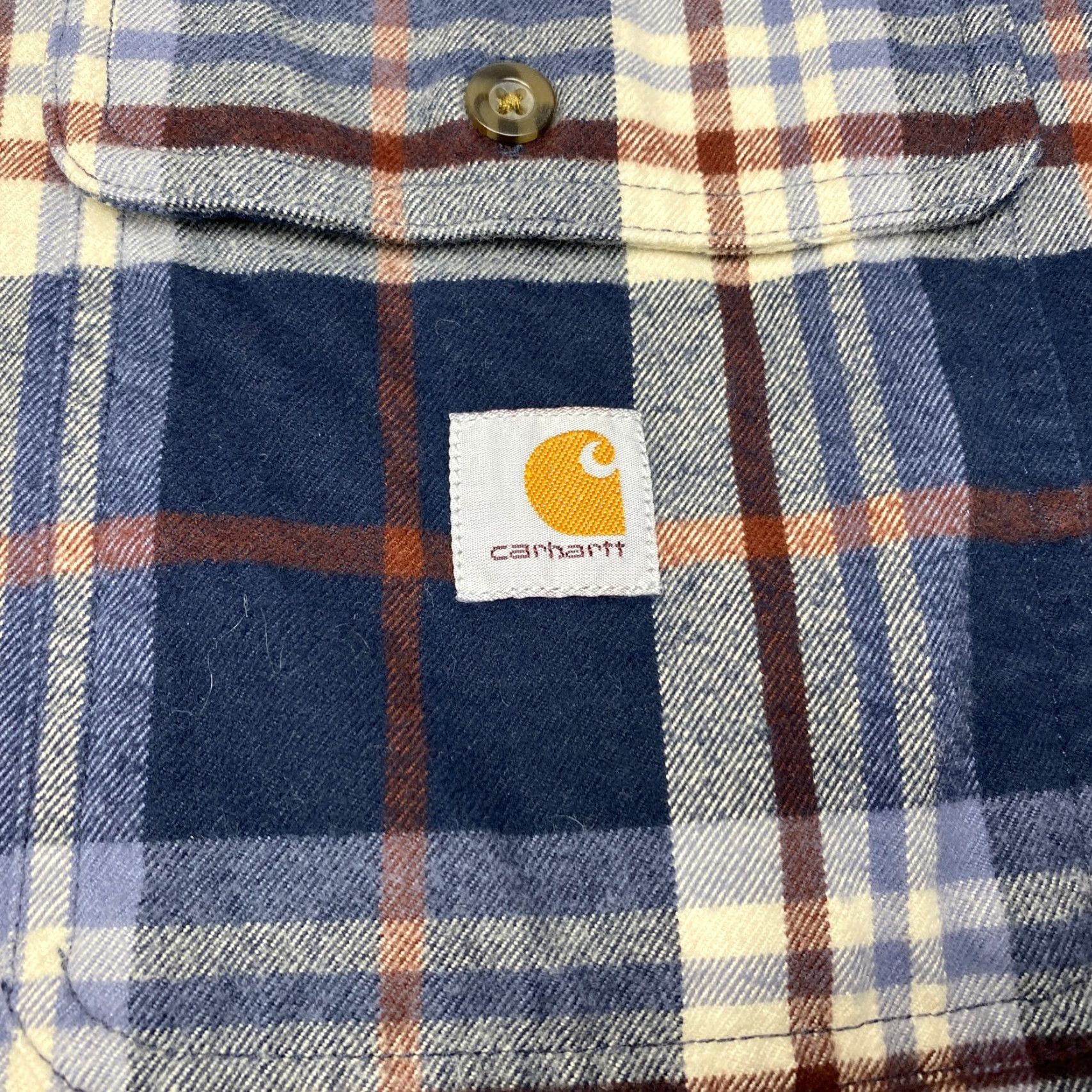 Carhartt Carhartt Mens Heavyweight Flannel Shirt Plaid Loose Fit Work Grunge Casual Size US L / EU 52-54 / 3 - 6 Thumbnail