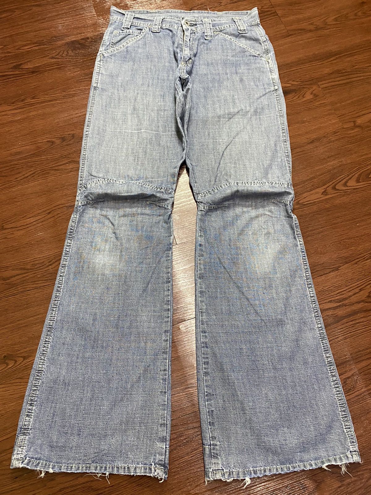 Raw State Vintage G Star Raw Faded Wash Flare Jeans Size US 30 / EU 46 - 1 Thumbnail
