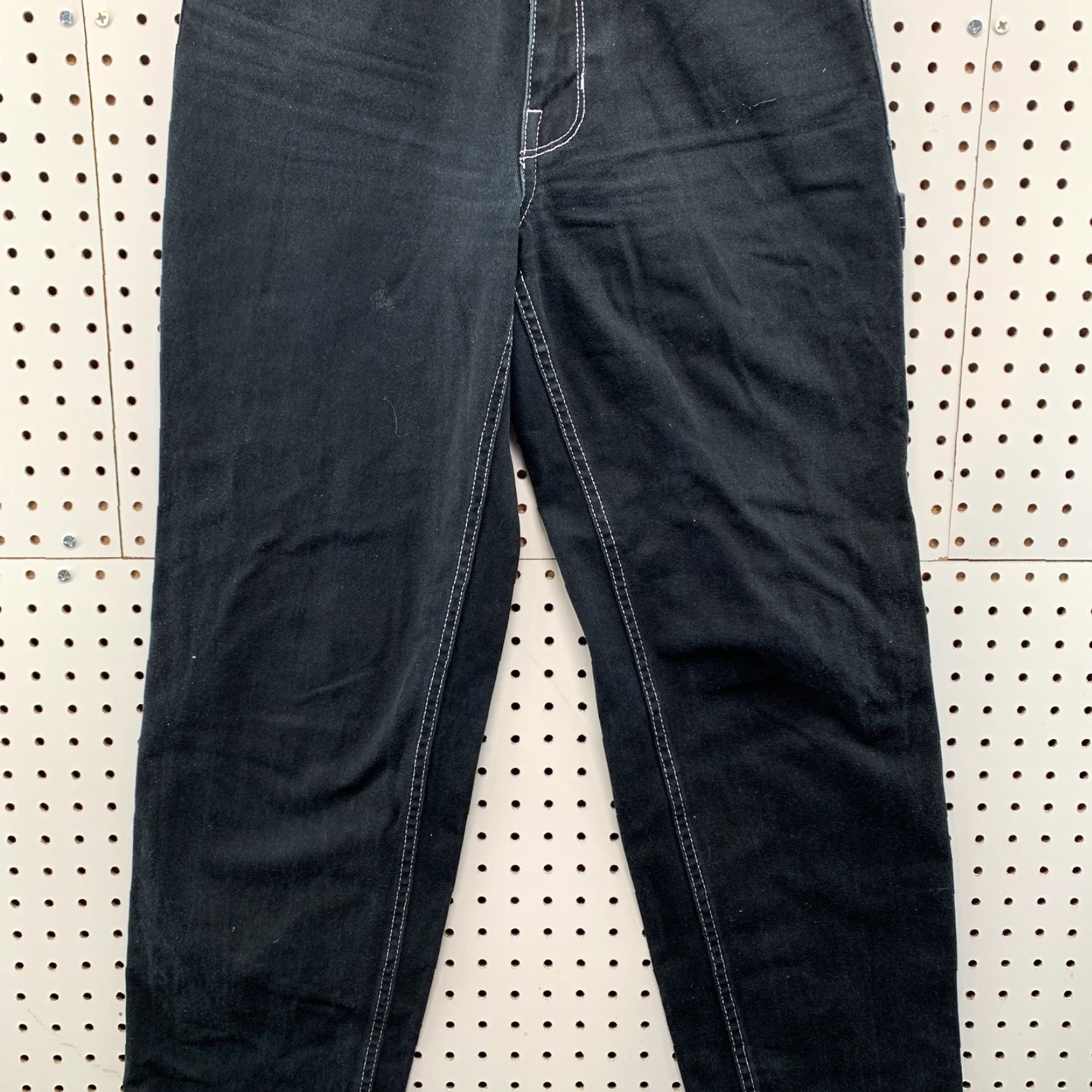 Empyre Empyre Black Denim Carpenter Pants Womens Size 4 Skater Tori 28x30 Size 27" / US 4 / IT 40 - 3 Thumbnail