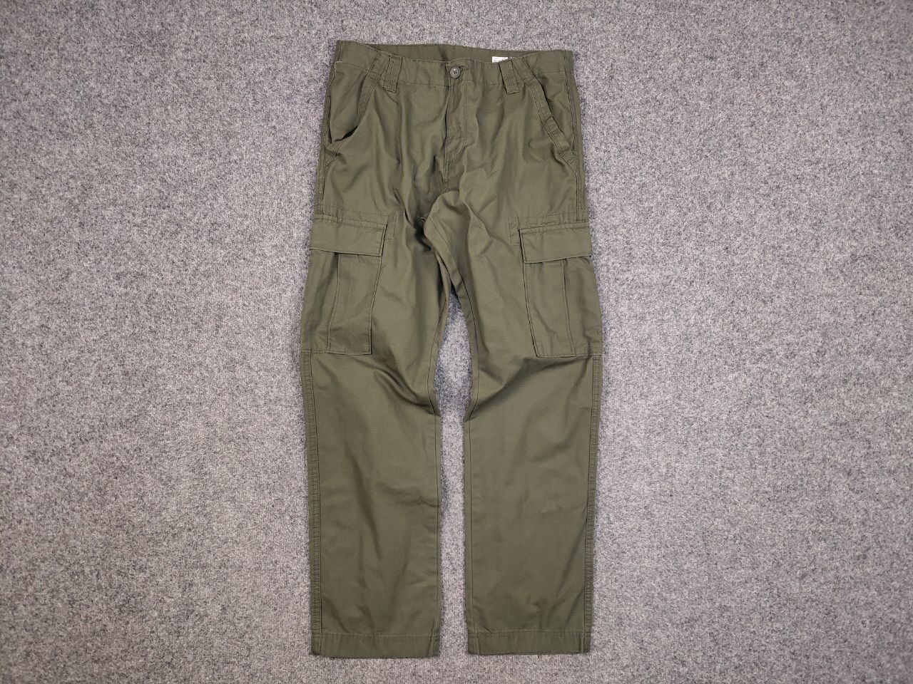 Japanese Brand Vintage Casual Japanese Style Green Cargo Straight Pants Size US 34 / EU 50 - 7 Thumbnail
