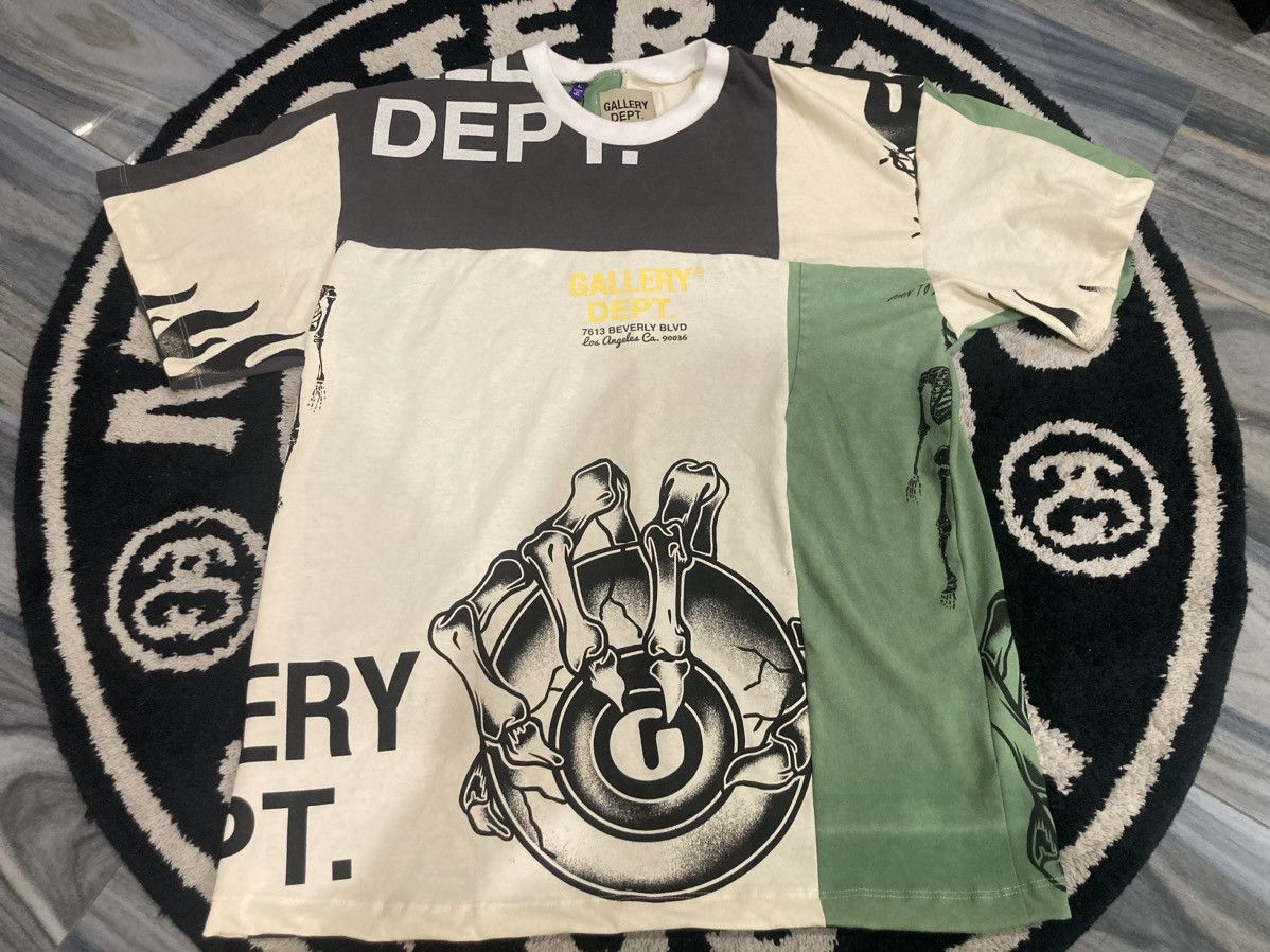image of Gallery Dept 1 Of 1 Reworked Retouche Patchwork Tee Size L, Men's