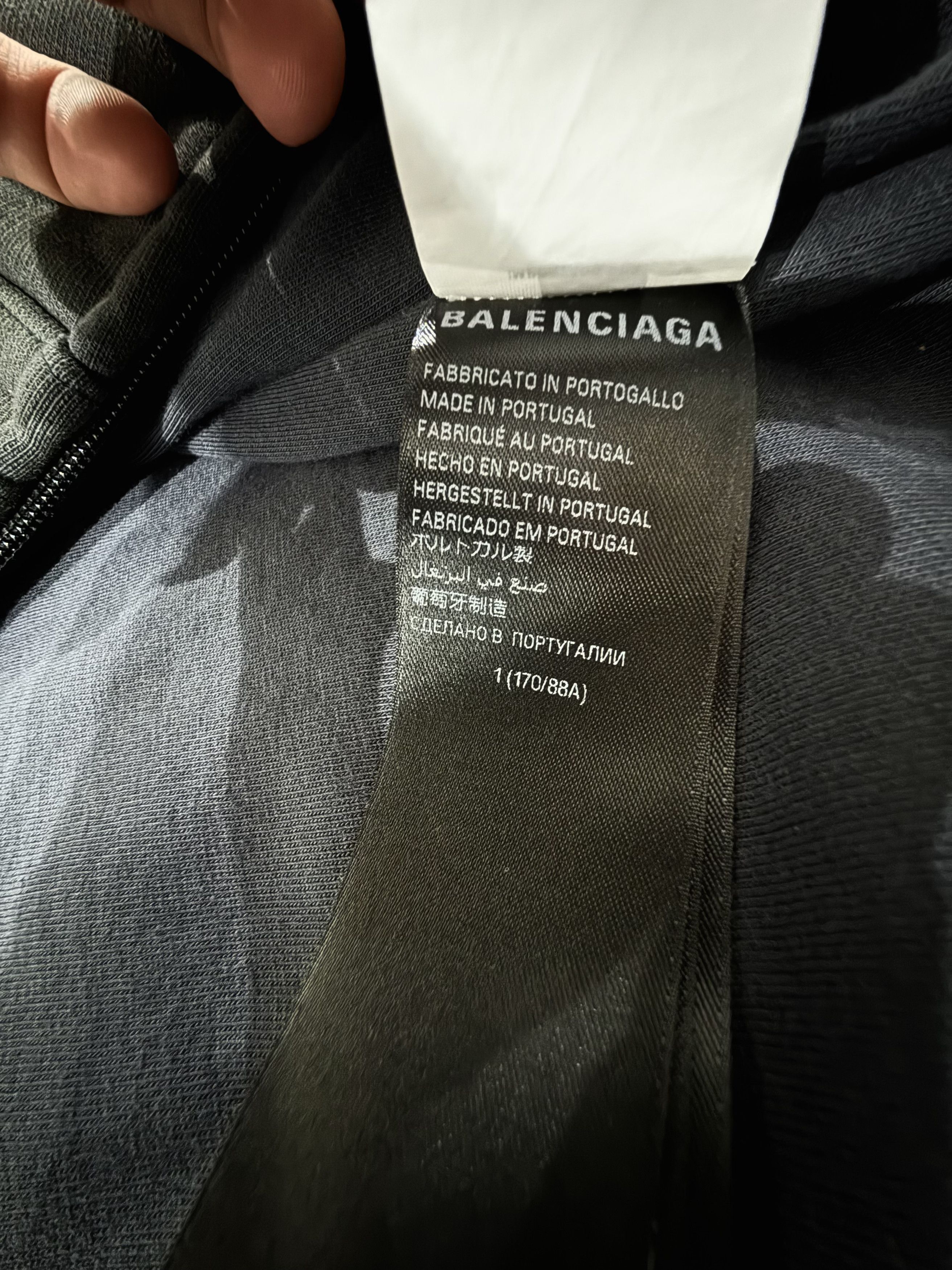Balenciaga Balenciaga Unity Sports Icon Biker Zip-Up Hoodie Oversized Size US L / EU 52-54 / 3 - 7 Thumbnail