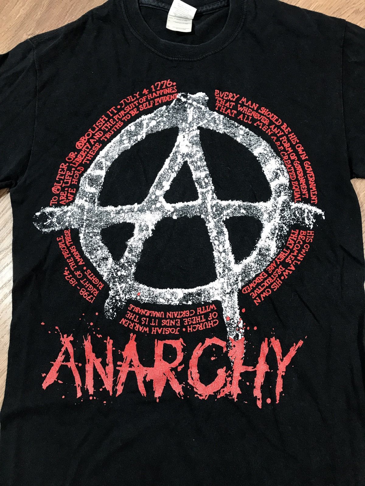 Vintage Vintage Anarchy T Shirt Size US S / EU 44-46 / 1 - 2 Thumbnail