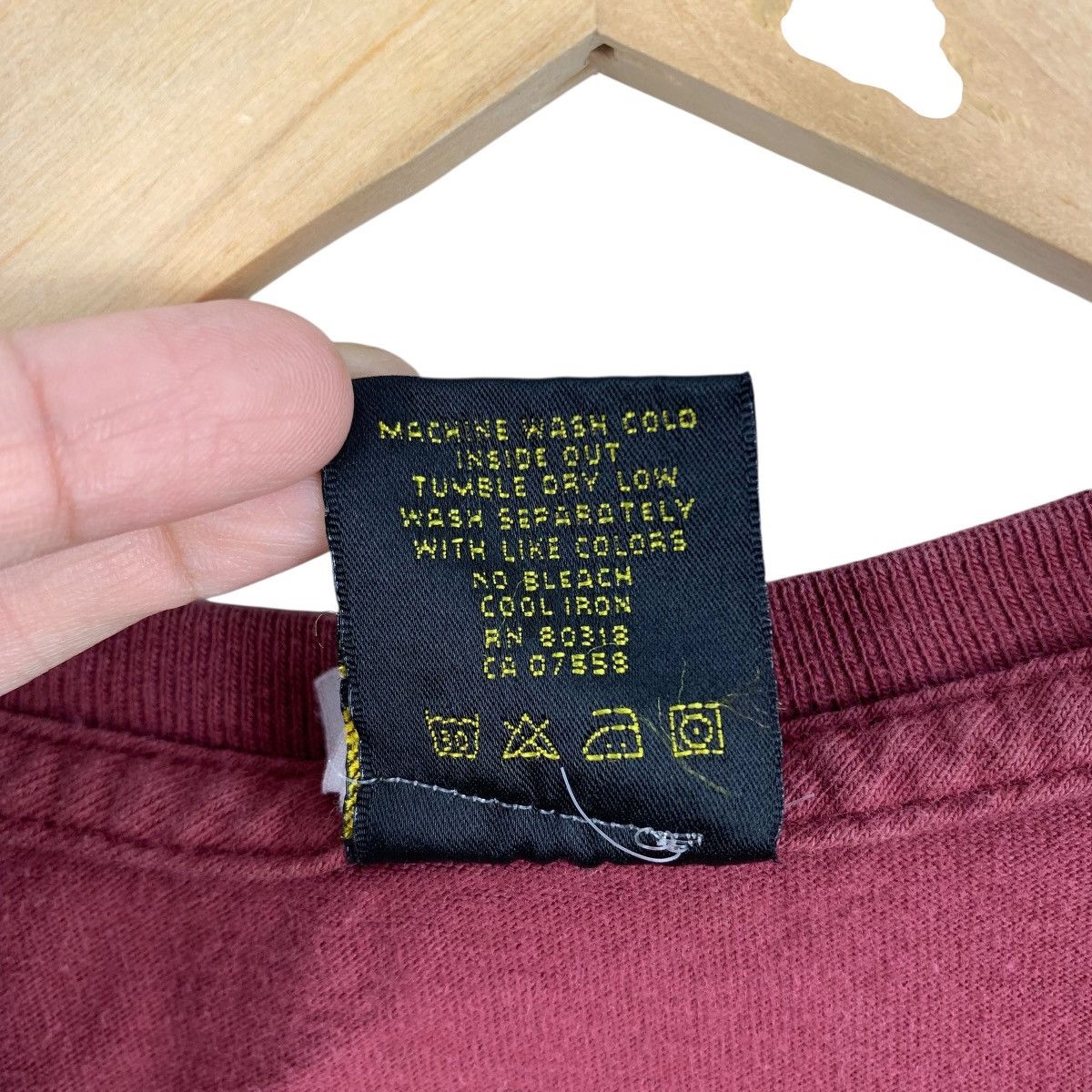 Lucky Brand Vintage LUCKY BRAND USA Too Tough Too Die Dungarees Tshirt Size US L / EU 52-54 / 3 - 7 Thumbnail