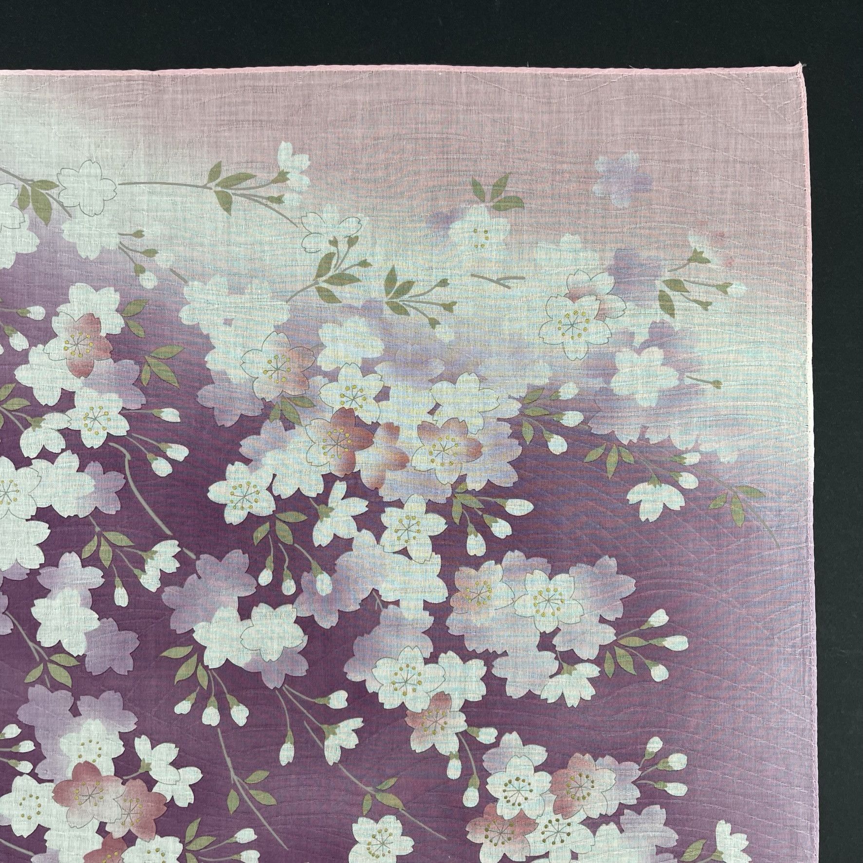 Japanese Brand Japanese Cherry Blossom Handkerchief Floral Art - 5061 Size ONE SIZE - 4 Thumbnail
