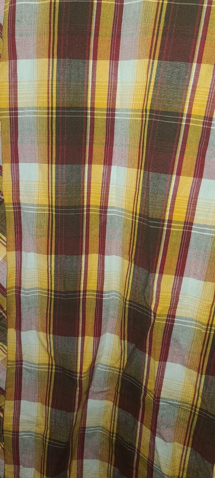 Prana Prana Shirt Men's Large Snap Button Up Plaid Short Sleeve Size US L / EU 52-54 / 3 - 2 Thumbnail