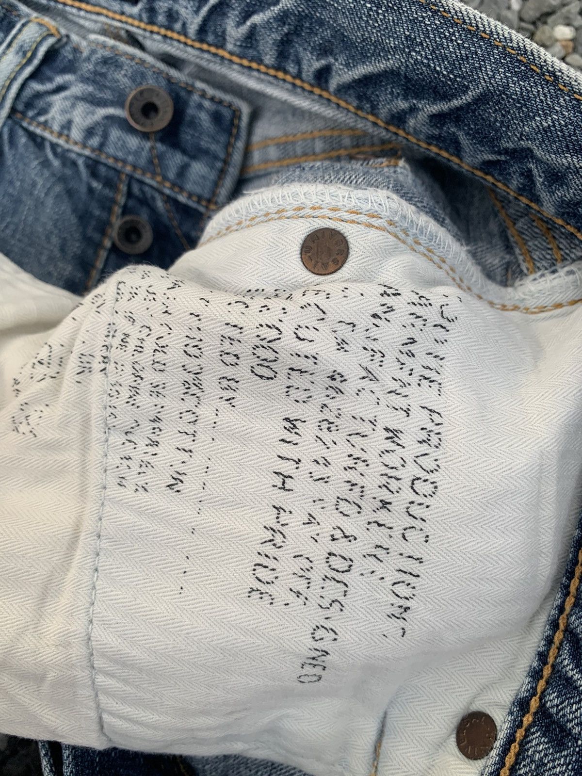 Kapital COOTIE SELVEDGE RUSTY MUDWASH JAPANESE DISTRESSED DENIM Size US 28 / EU 44 - 15 Thumbnail
