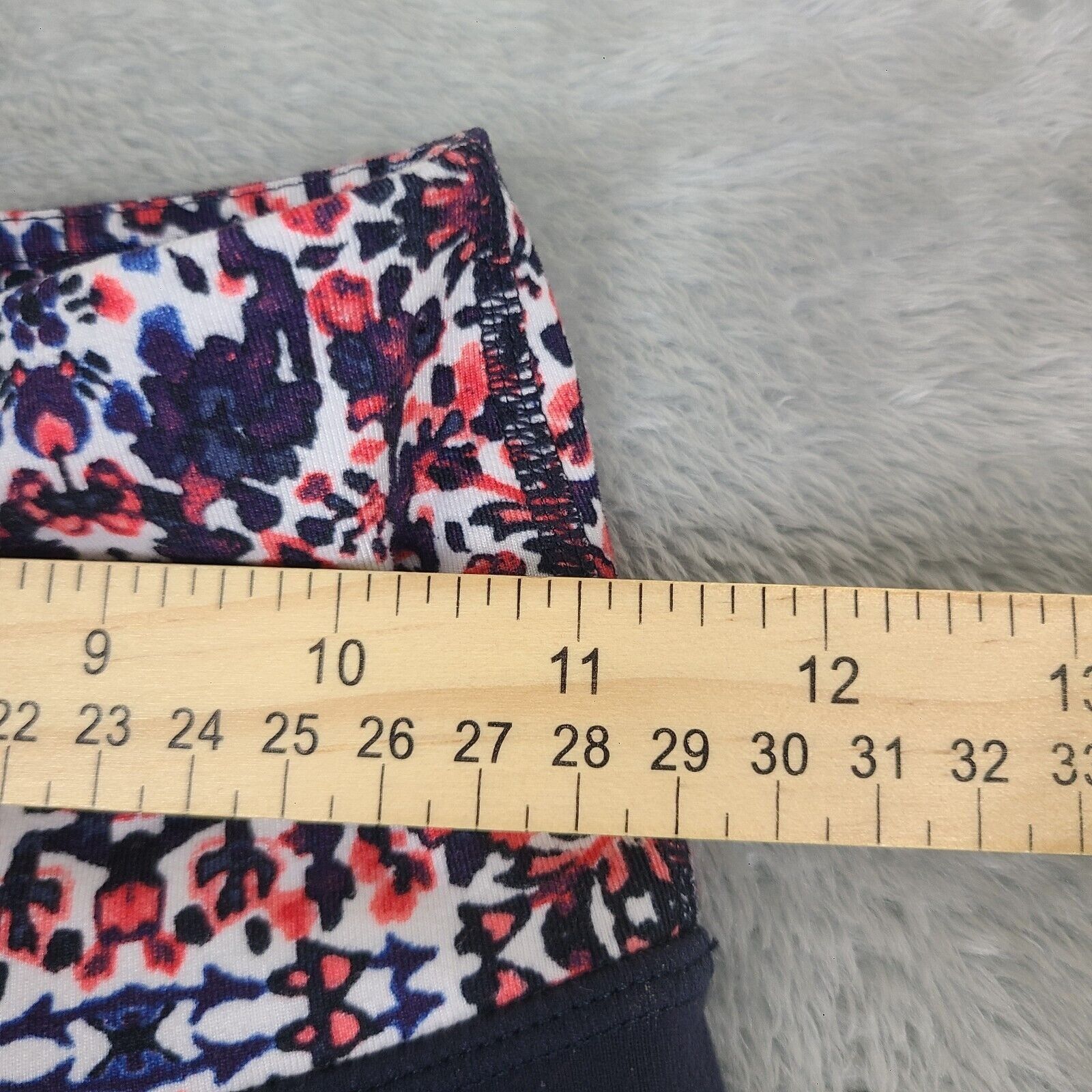 Athleta Athleta High Rise Indigo Shores Chauranga Capri Leggins Sz X Size 30" / US 8 / IT 44 - 4 Thumbnail