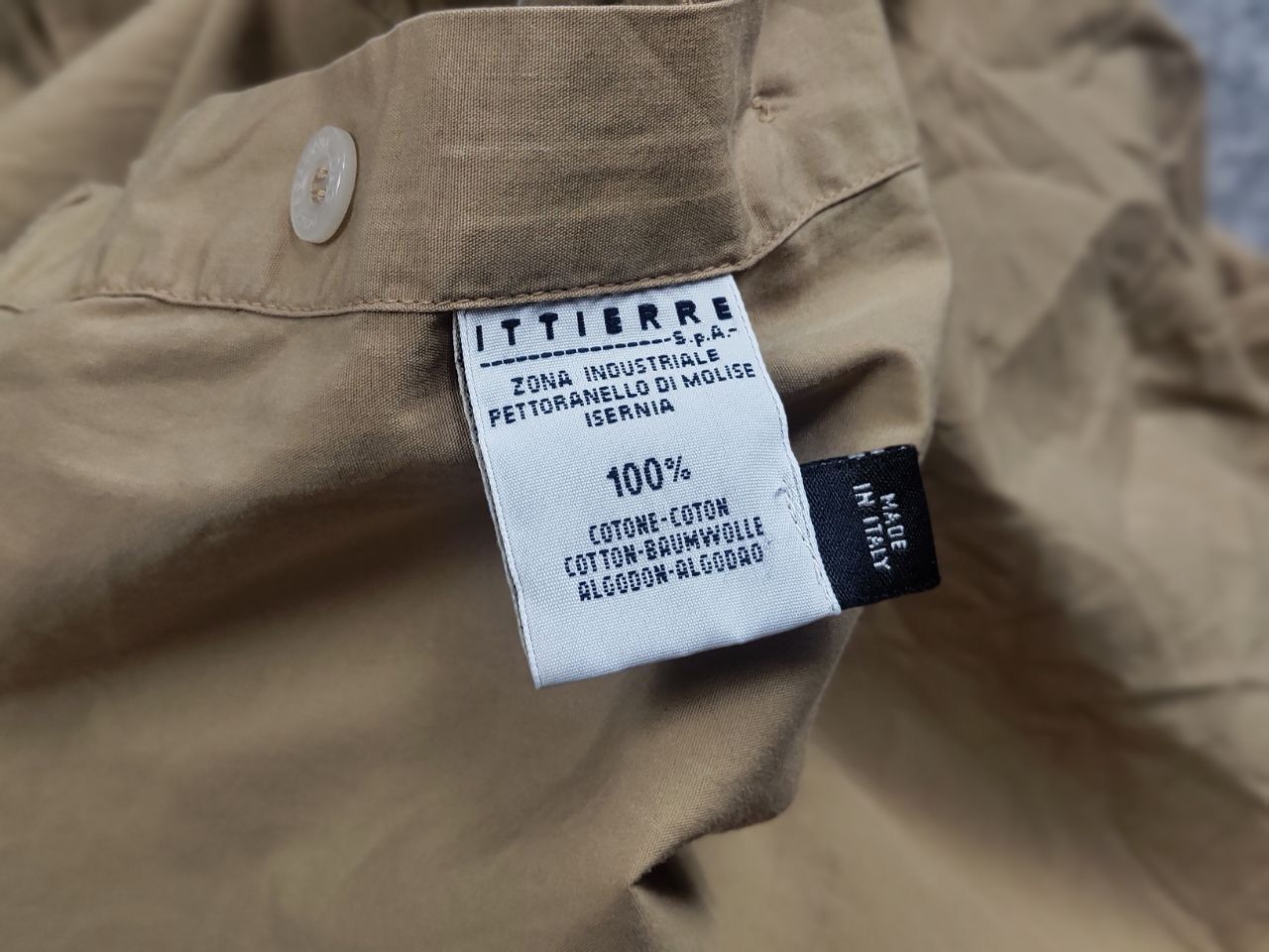 Dolce & Gabbana Vintage Dolce & Gabbana Logo Beige Cotton Button Shirt Size US L / EU 52-54 / 3 - 18 Thumbnail