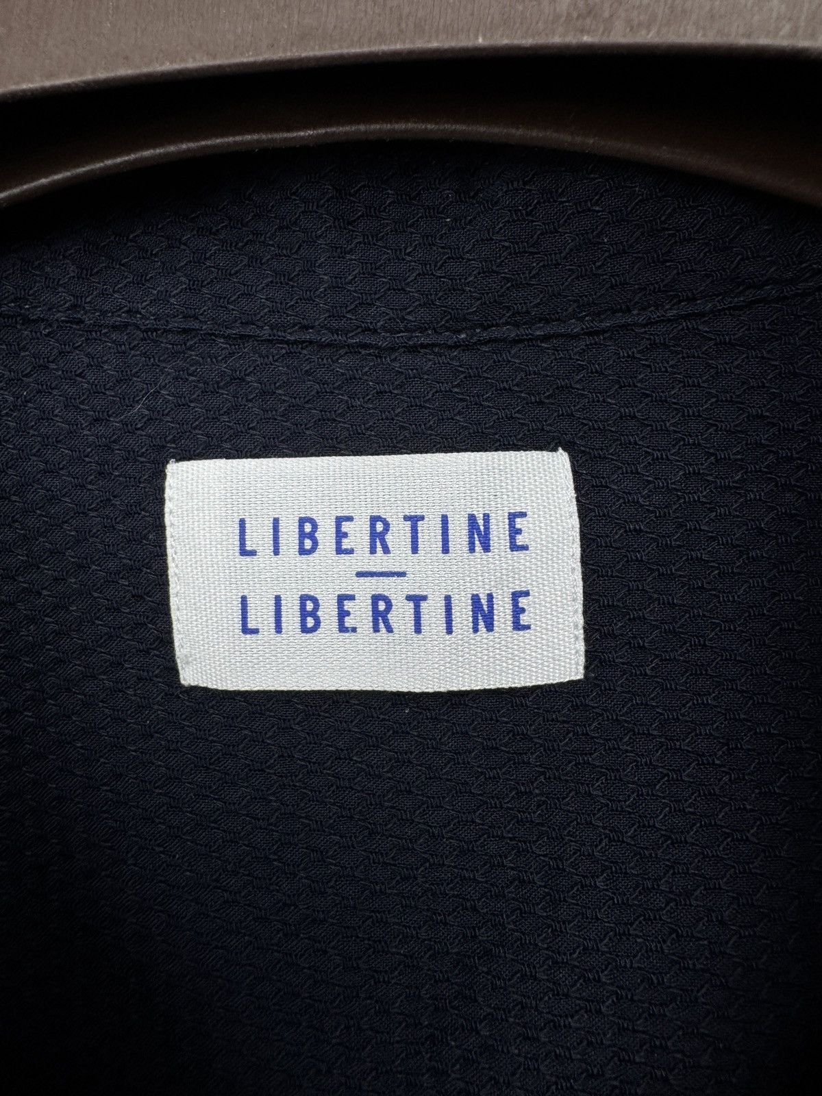 Libertine-Libertine Libertine Libertine navy blue pinnacle ls shirt overshirt Size US L / EU 52-54 / 3 - 6 Thumbnail