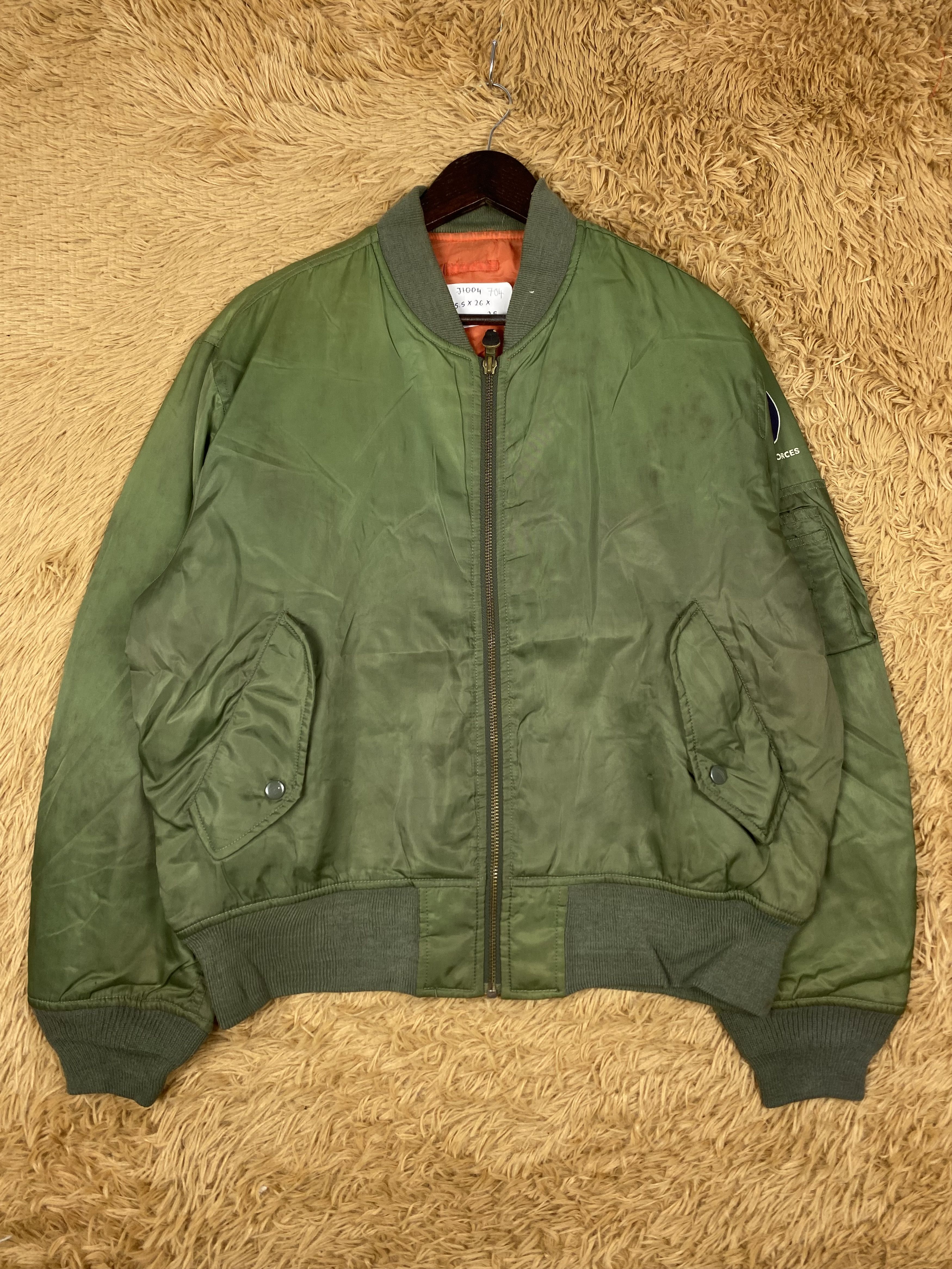 Vintage Vintage Air Force Bombers Jacket DJ0704 Size US L / EU 52-54 / 3 - 1 Thumbnail