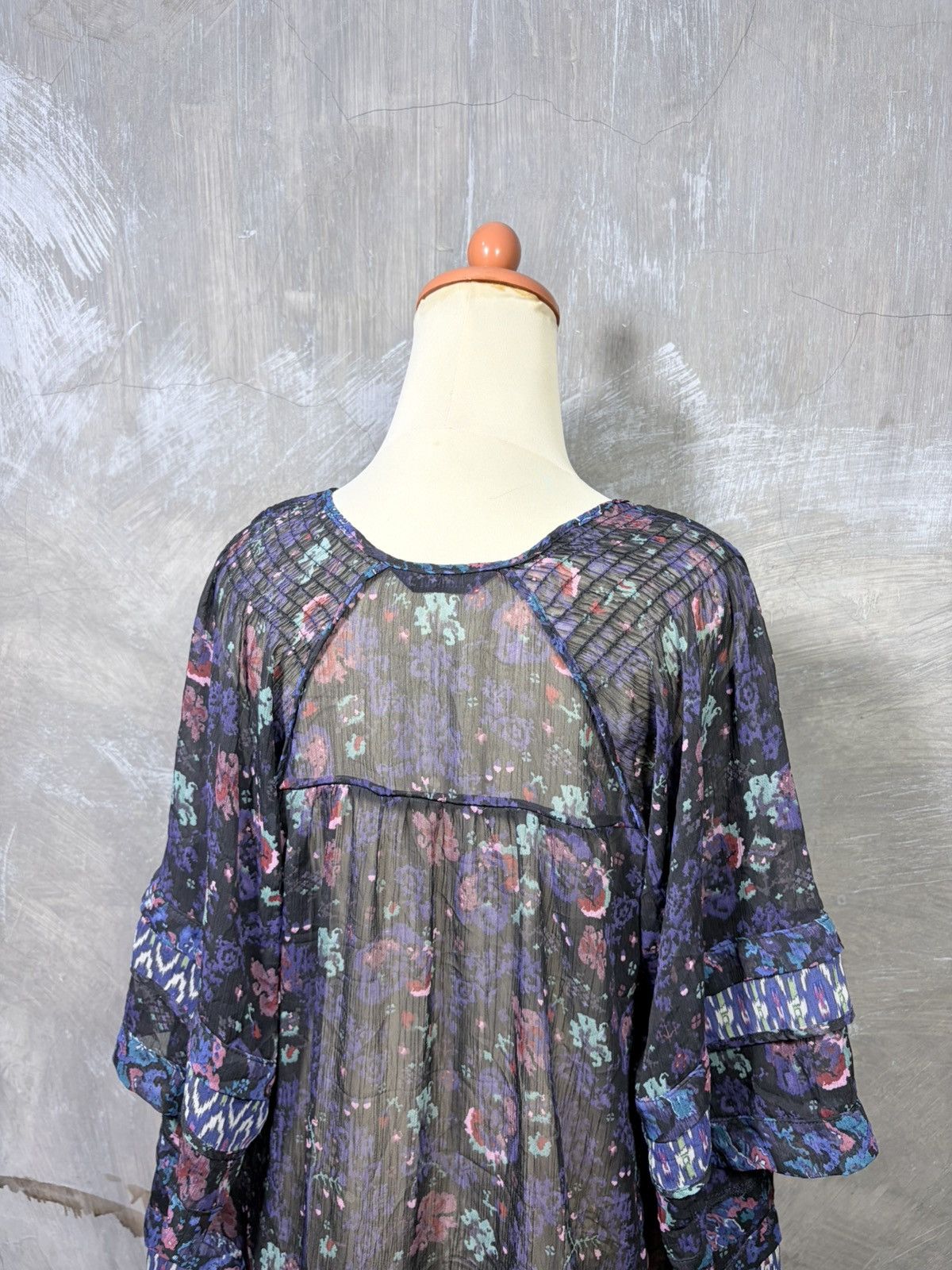 Anna Sui Anna Sui Women Button Up Mesh Tops Size M / US 6-8 / IT 42-44 - 10 Thumbnail