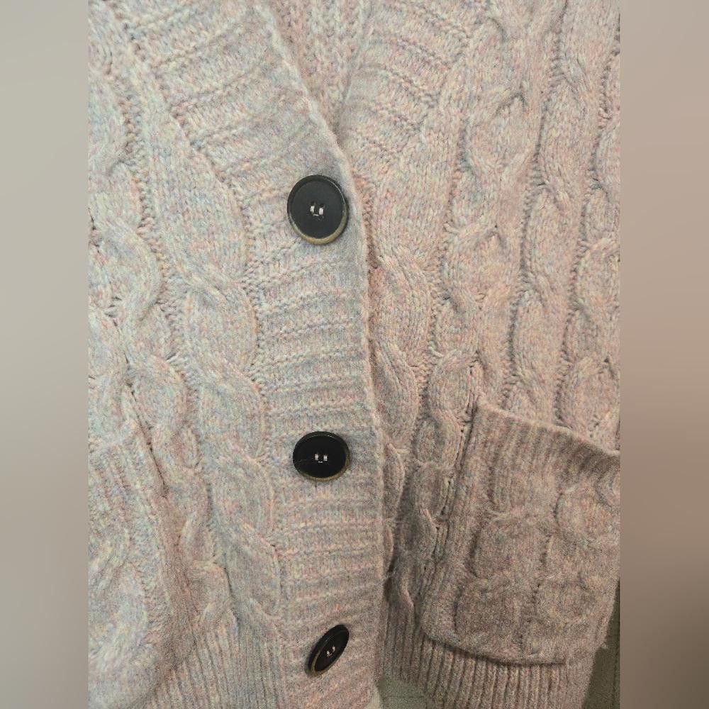 Designer Ultra Soft Chunky Cardigan Size S / US 4 / IT 40 - 3 Thumbnail