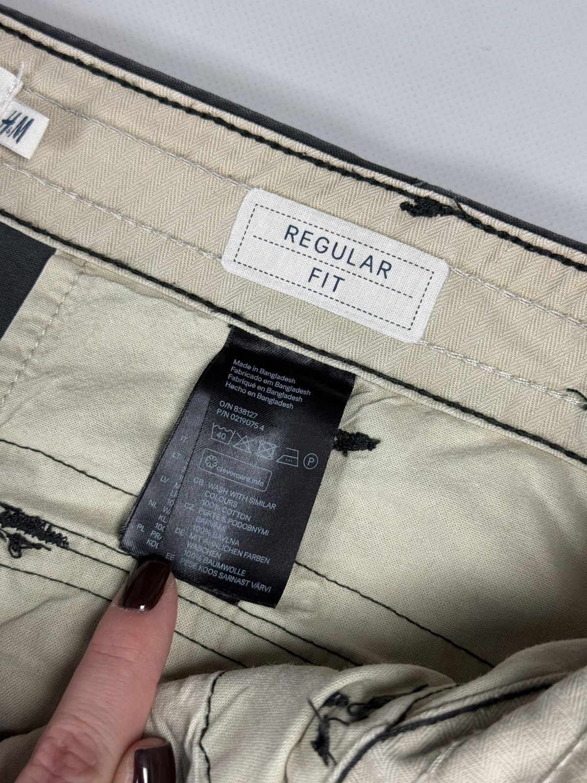 H&M H&M Men’s Cargo Pants Trousers Size 34 Cotton Size US 34 / EU 50 - 14 Thumbnail
