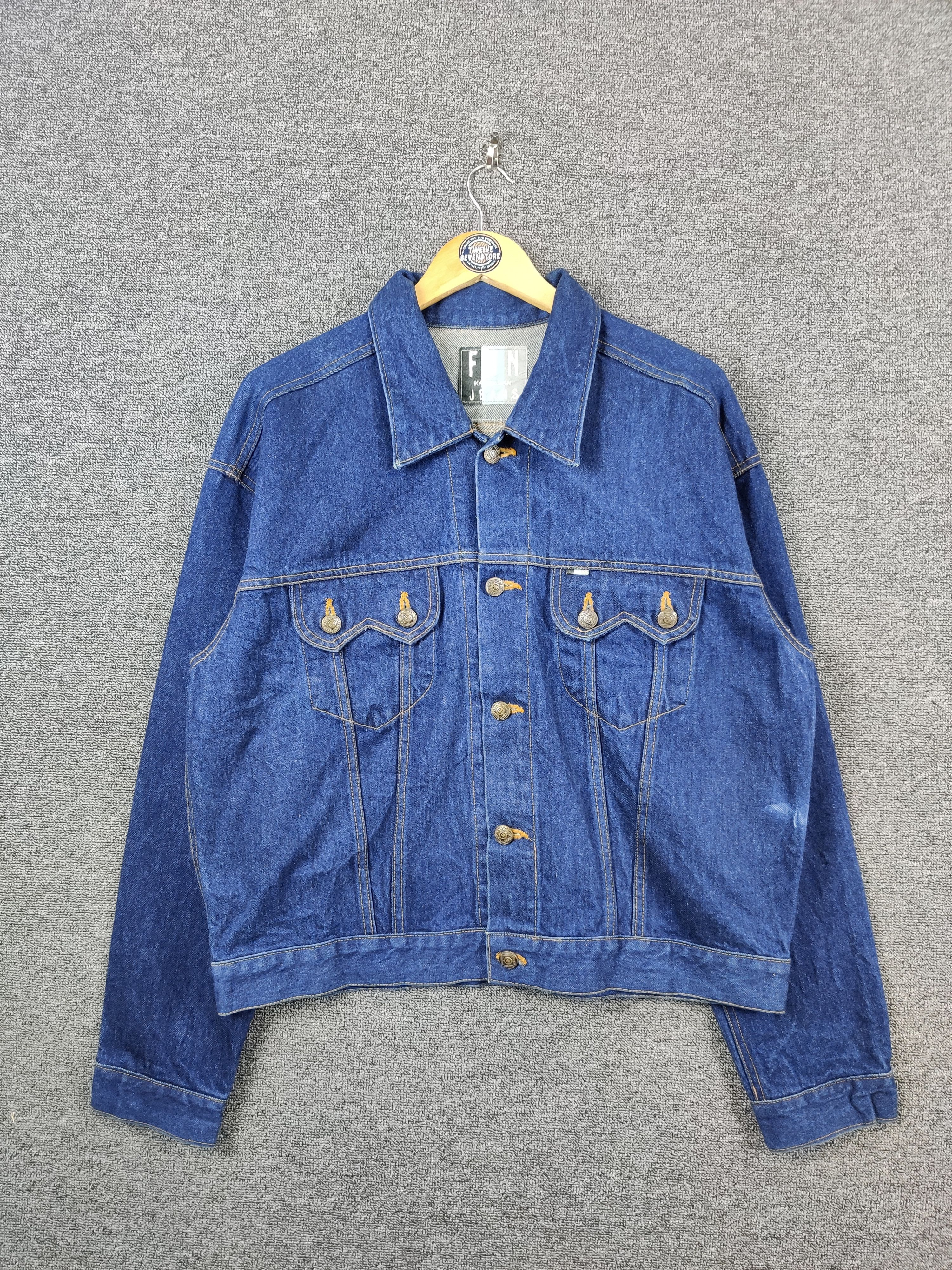 Kansai Yamamoto Vintage Kansai Jeans Kansai Yamamoto Trucker Denim Jacket Size US M / EU 48-50 / 2 - 3 Thumbnail