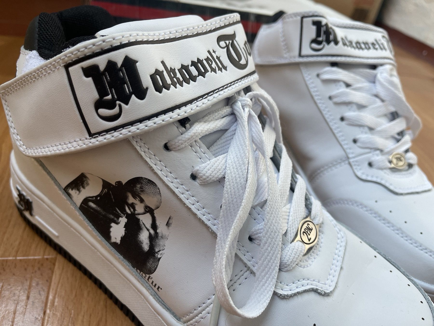 Makaveli MAKAVELI Branded sneakers, 2Pac shoes, Hi Top vintage US 9 Size US 9 / EU 42 - 15 Thumbnail