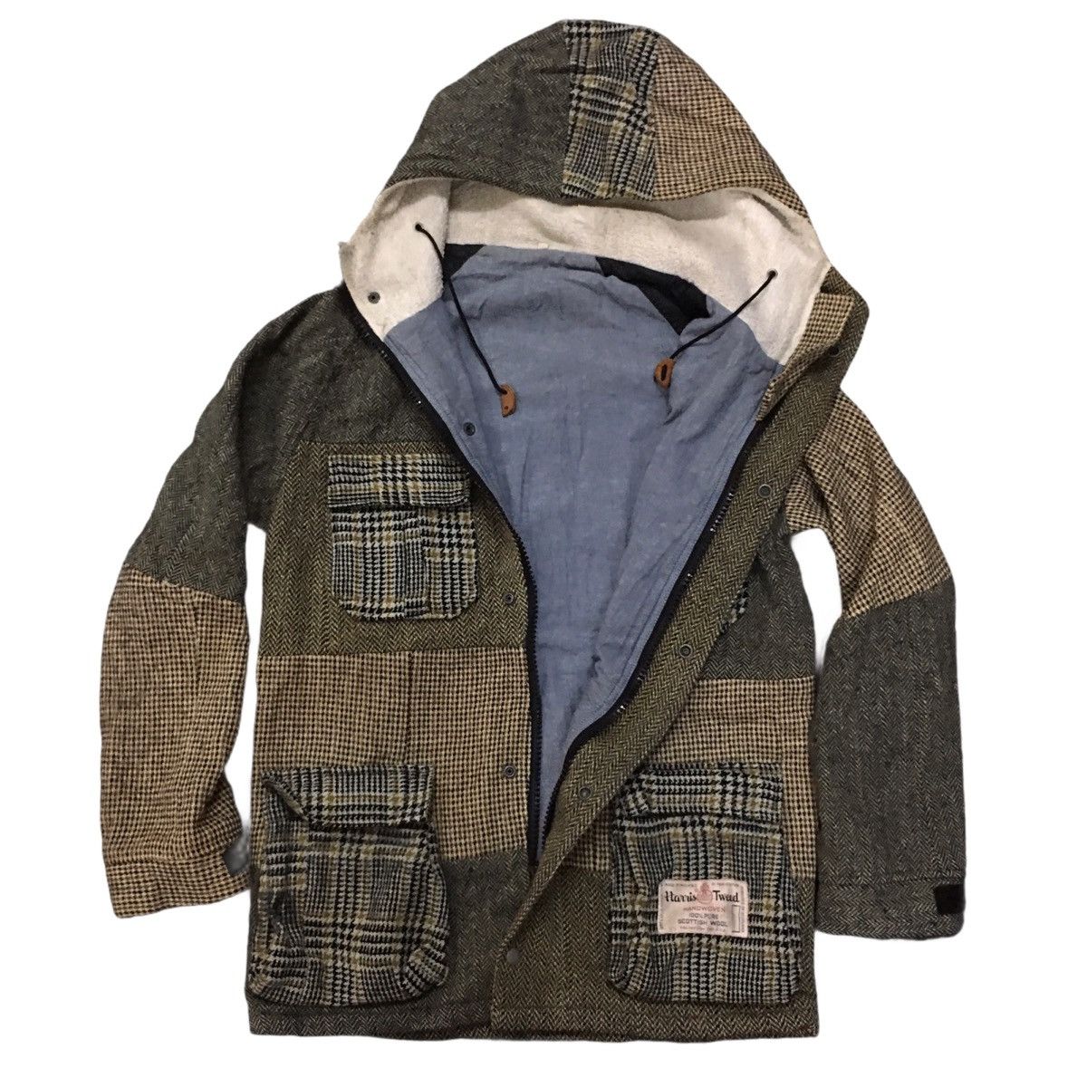 Harris Tweed Vtg Harris Tweed 1998 UK Wear KMK Jacket Size US L / EU 52-54 / 3 - 4 Thumbnail