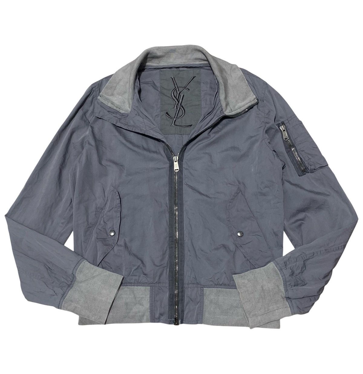 Saint Laurent Paris Yves Saint Laurent Bomber Jacket Paracute Size US M / EU 48-50 / 2 - 1 Thumbnail