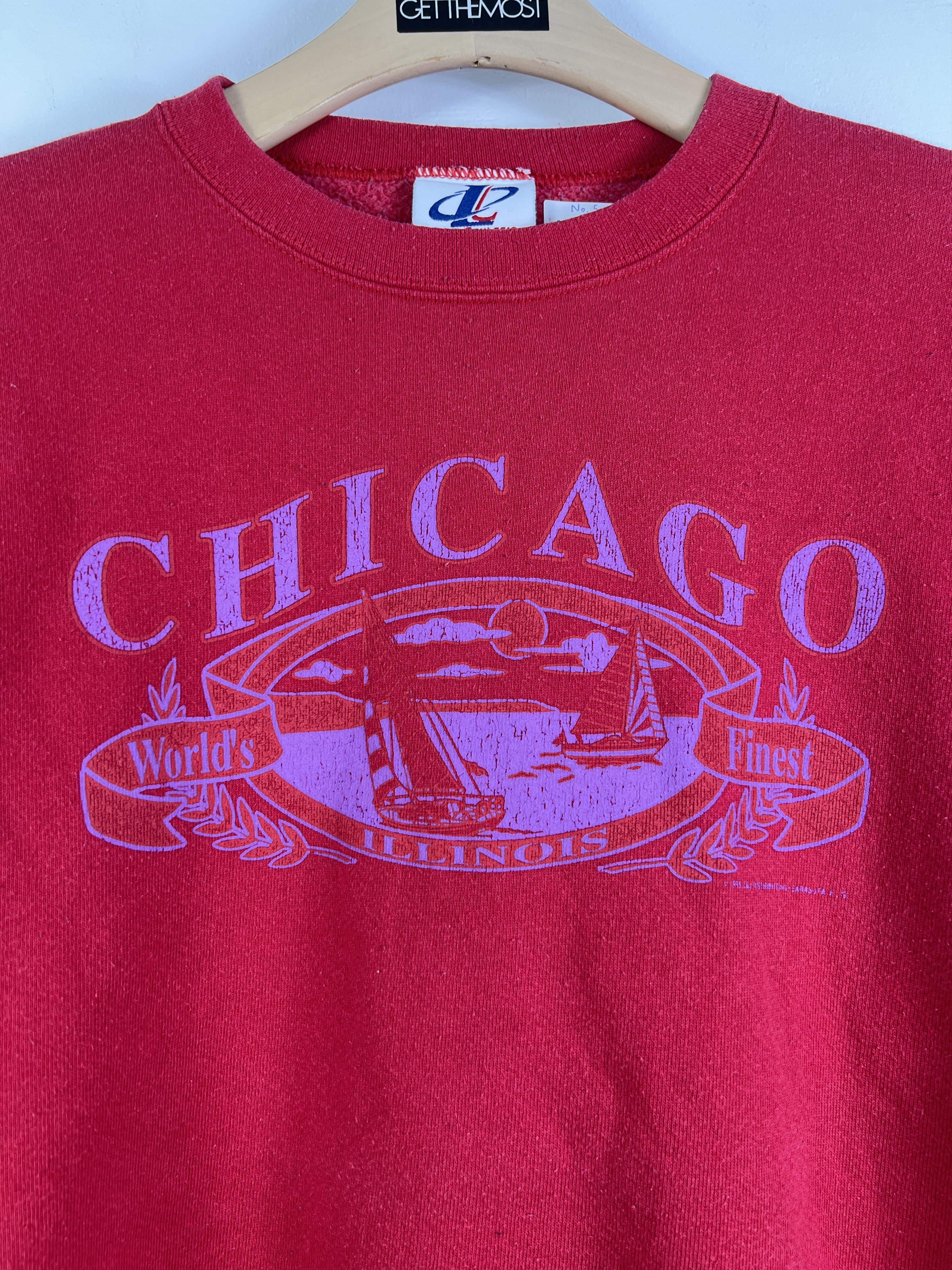 Vintage No.5096 Vintage Chicago, IL Souvenir Graphic Sweatshirt (M) Size US M / EU 48-50 / 2 - 2 Thumbnail