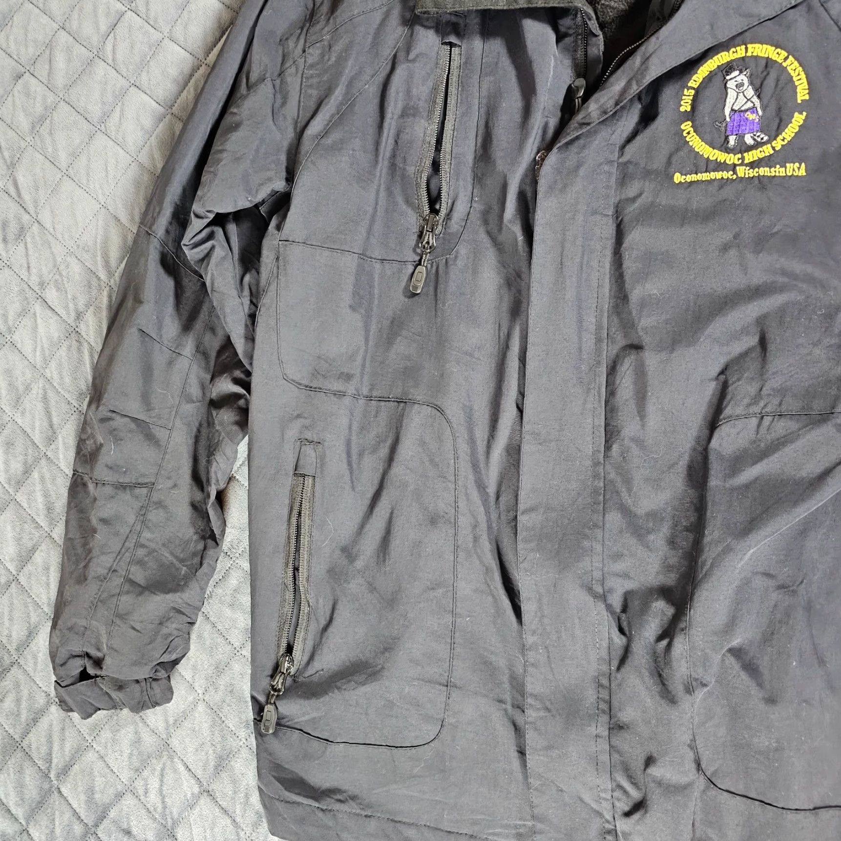 Port Authority Port Authority Jacket Soft Shell Black Full Zip High Neck Size S Pockets Men's Regular Size US S / EU 44-46 / 1 - 4 Thumbnail