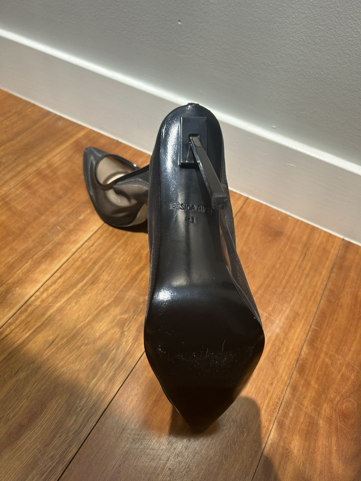 Other Black mesh Stiletto Noir by Jessica Rich Size US 11 / IT 41 - 4 Thumbnail
