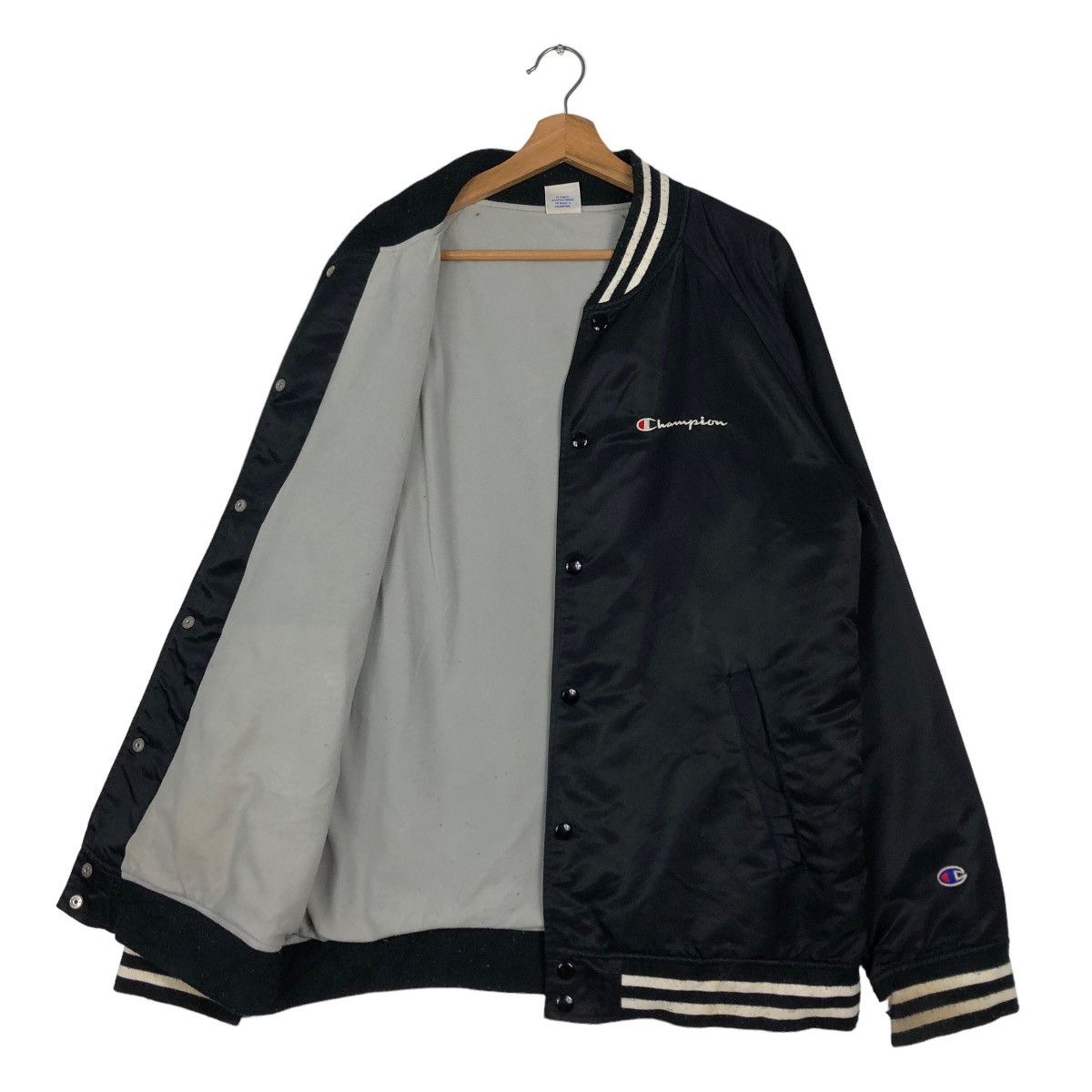Japanese Brand 🔥Vintage Bomber Jacket Champion Satin USA Size US XL / EU 56 / 4 - 11 Thumbnail